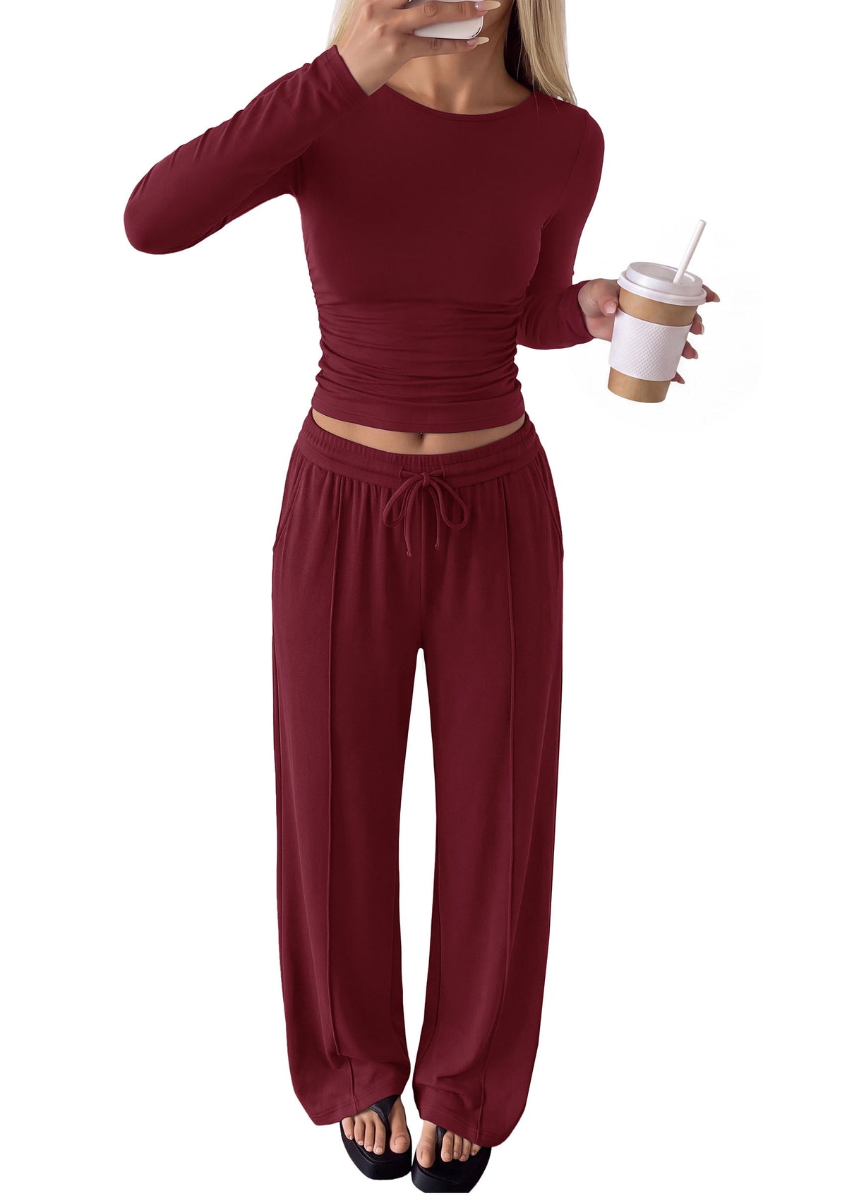 PRETTYGARDEN Womens Matching Lounge Sets 2 Piece Outfits