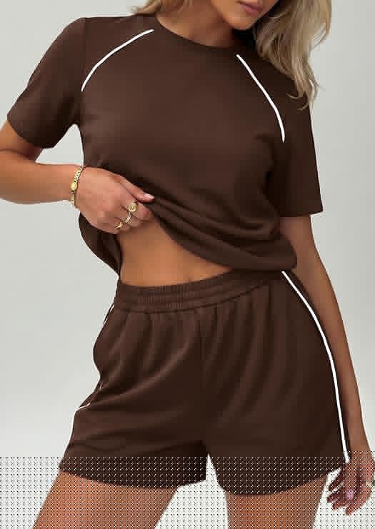 PRETTYGARDEN Shorts Sets Women 2 Piece Outfits Summer  Matching Workout Athletic Clothing Casual Spring Travel Loungewear