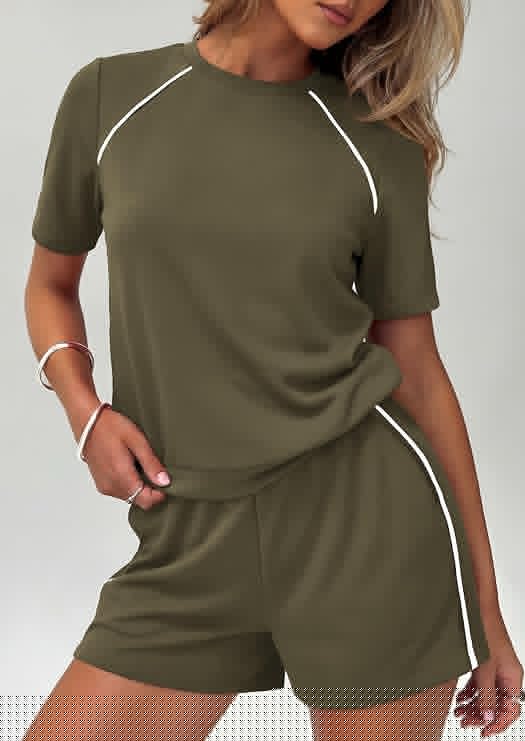 PRETTYGARDEN Shorts Sets Women 2 Piece Outfits Summer  Matching Workout Athletic Clothing Casual Spring Travel Loungewear