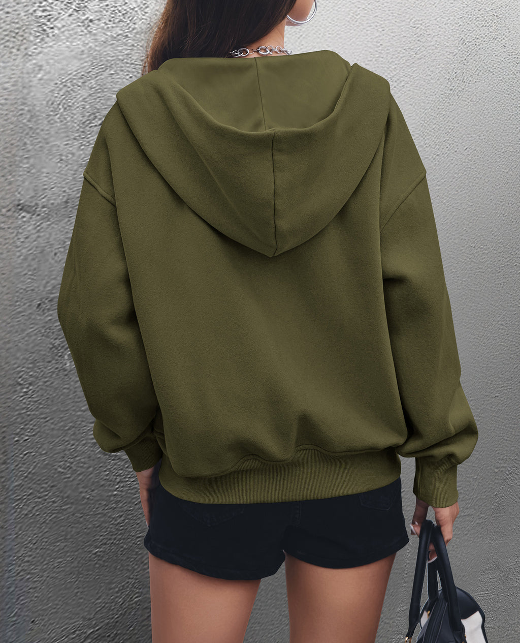 PRETTYGARDEN Women's Zip Up Hoodie Sweatshirt Y2K Fall Fashion Clothes Long Sleeve Loose Fit Pockets Casual Trendy Jacket