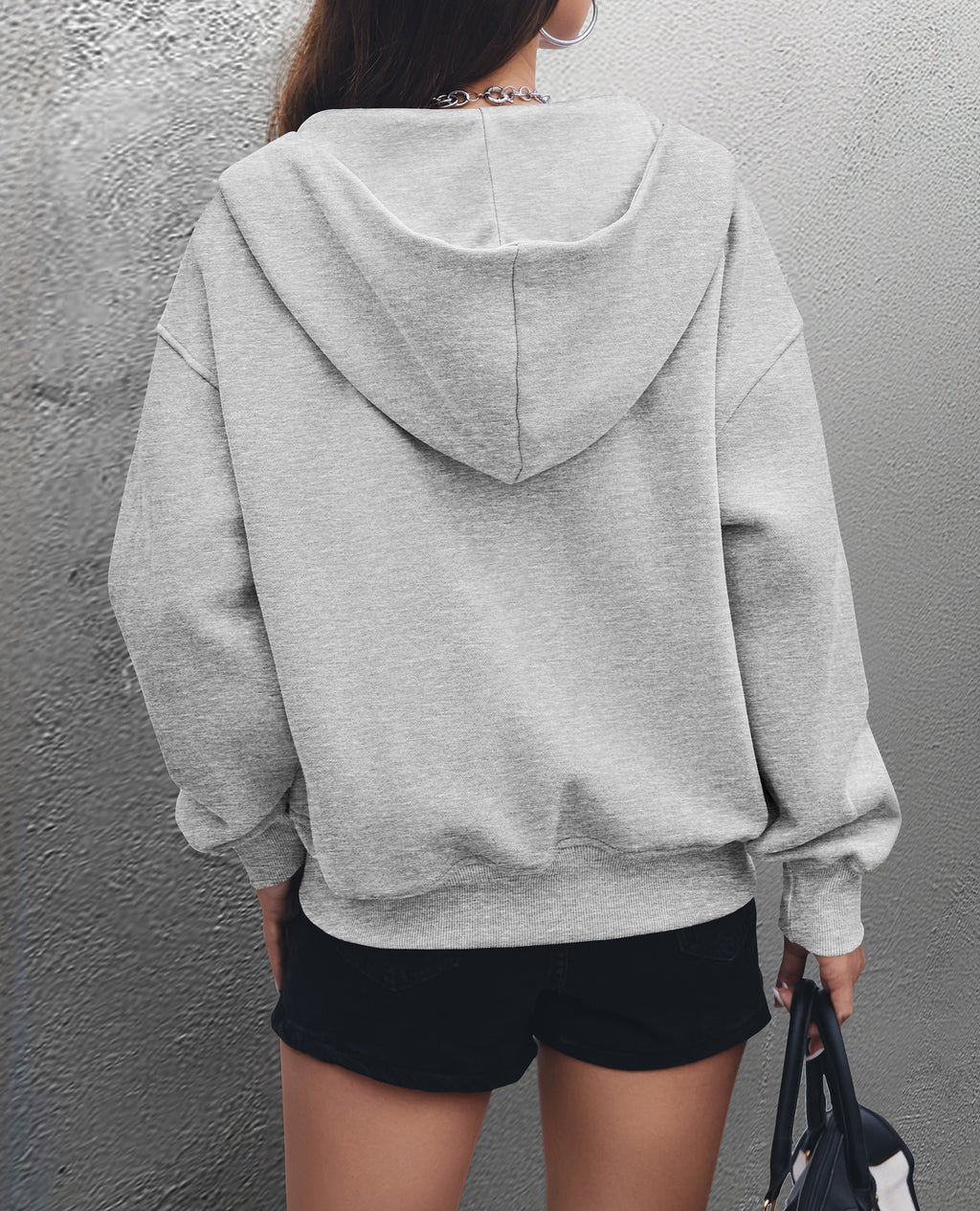 PRETTYGARDEN Women's Zip Up Hoodie Sweatshirt Y2K Fall Fashion Clothes Long Sleeve Loose Fit Pockets Casual Trendy Jacket