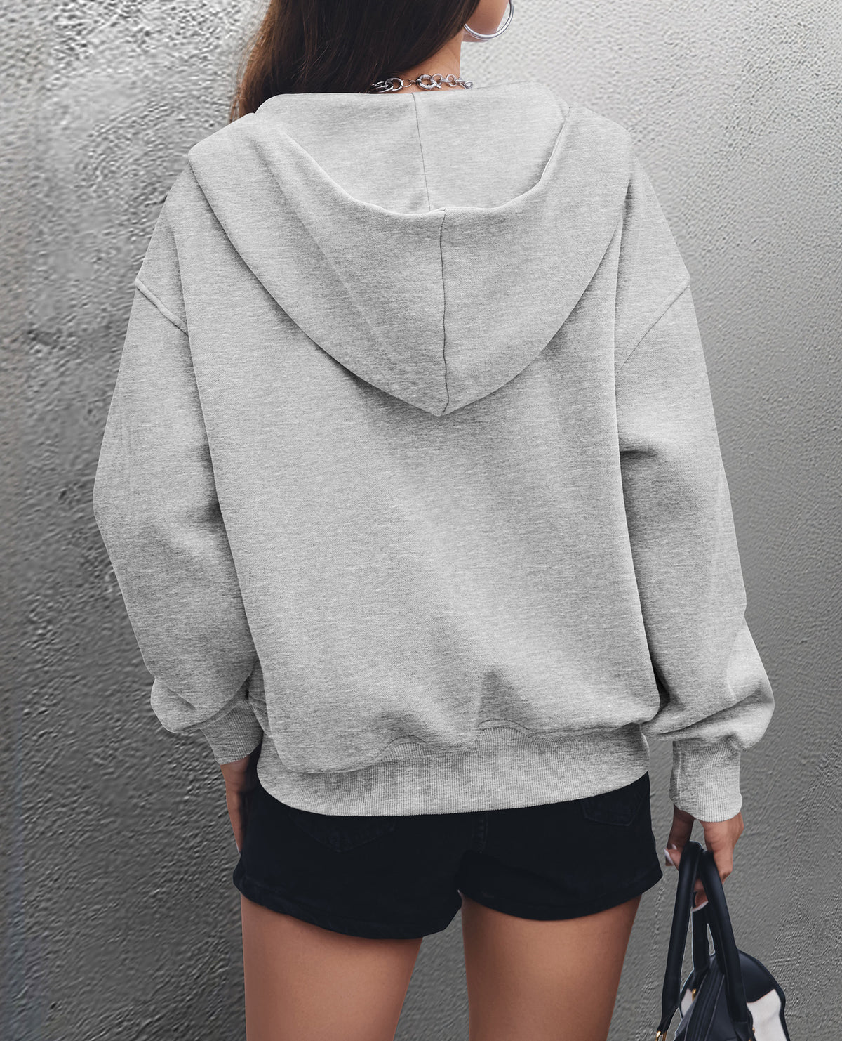 PRETTYGARDEN Women's Zip Up Hoodie Sweatshirt Y2K Fall Fashion Clothes Long Sleeve Loose Fit Pockets Casual Trendy Jacket