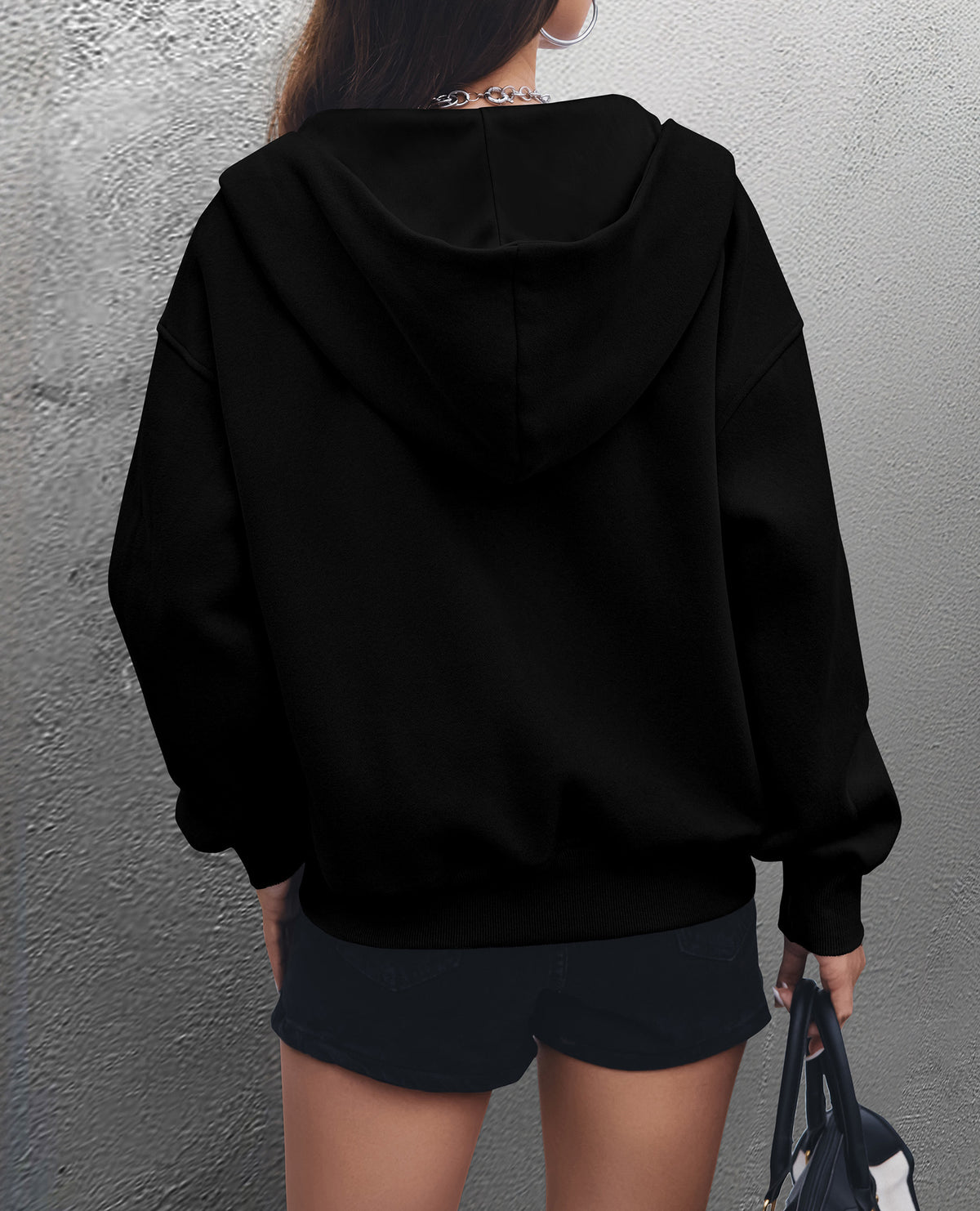 PRETTYGARDEN Women's Zip Up Hoodie Sweatshirt Y2K Fall Fashion Clothes Long Sleeve Loose Fit Pockets Casual Trendy Jacket
