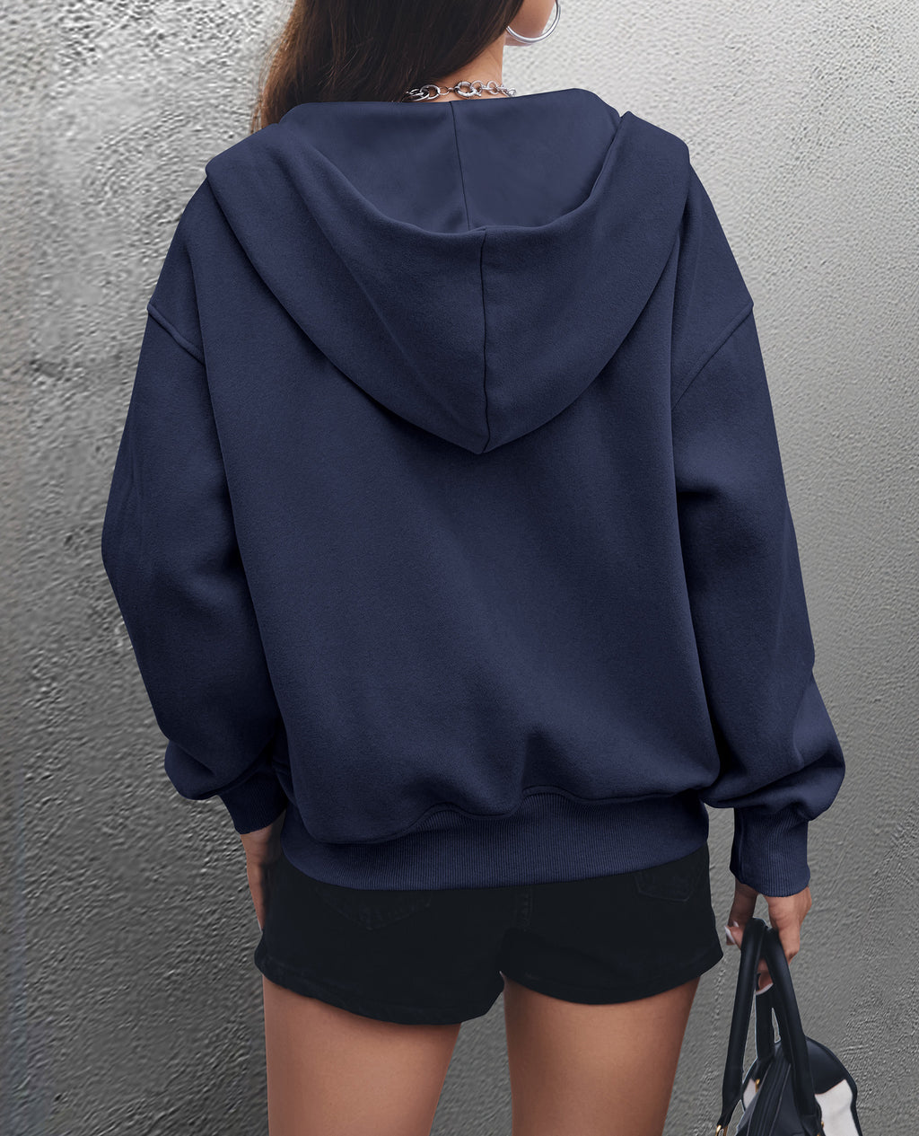 PRETTYGARDEN Women's Zip Up Hoodie Sweatshirt Y2K Fall Fashion Clothes Long Sleeve Loose Fit Pockets Casual Trendy Jacket