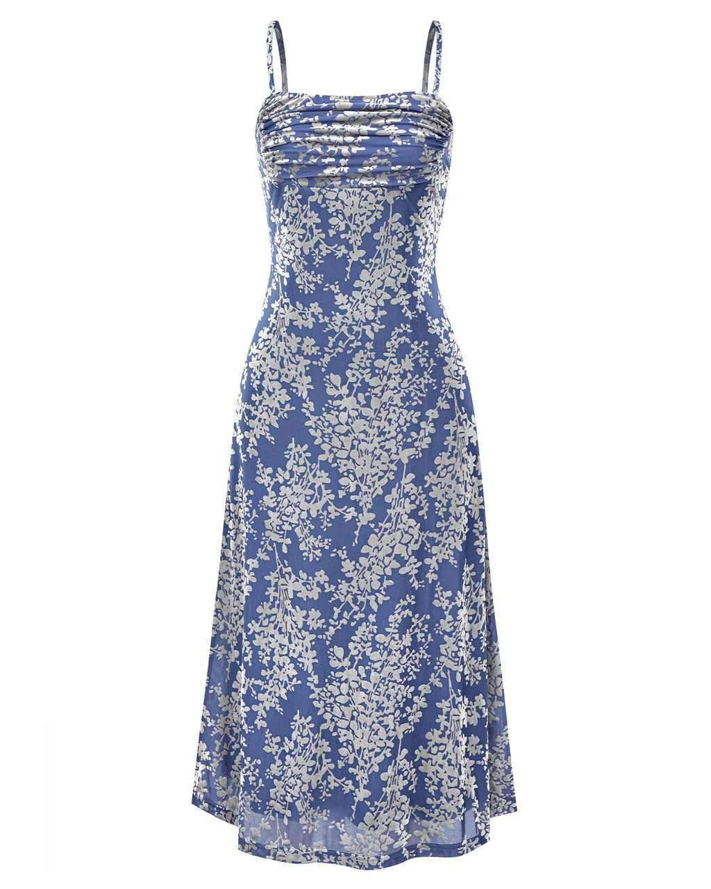 BTFBM Women's Summer Dress Sleeveless Spaghetti Strap Midi Dress Sexy Cowl Neck Floral Cocktail Dress Party Dresses