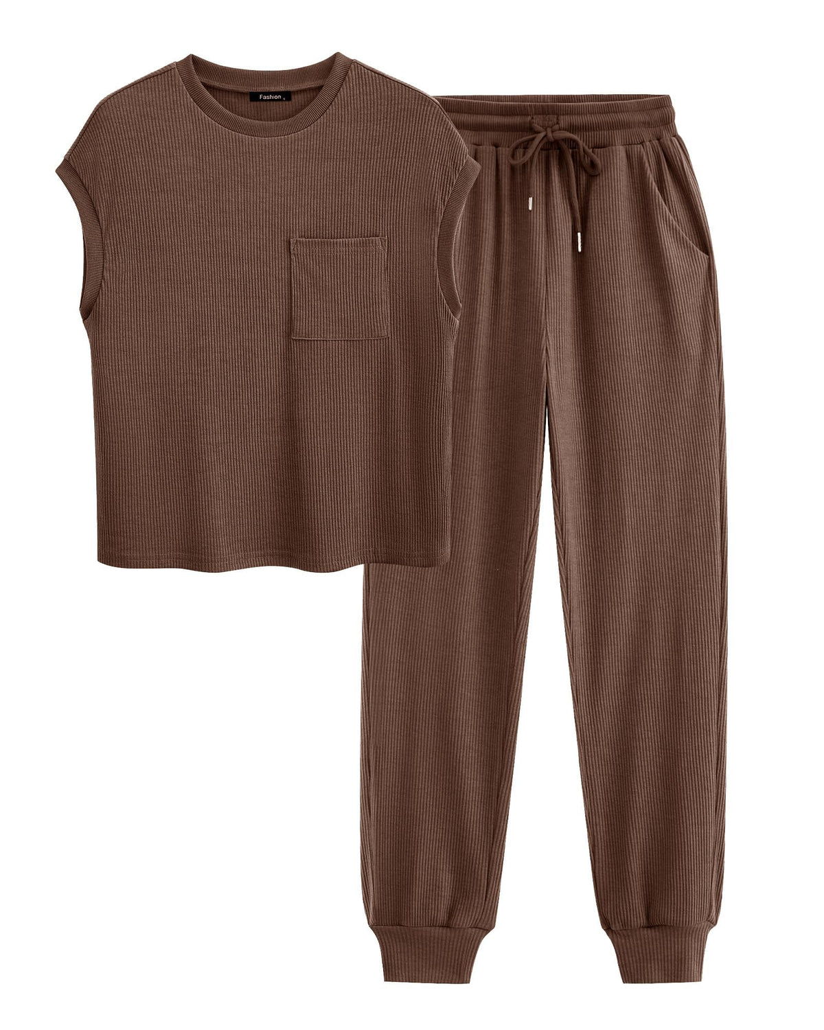 BTFBM Women's Two Piece Tracksuit Outfits Summer Short Sleeve Tops Long Pants Jogger Lounge Matching Sets Sweatsuit