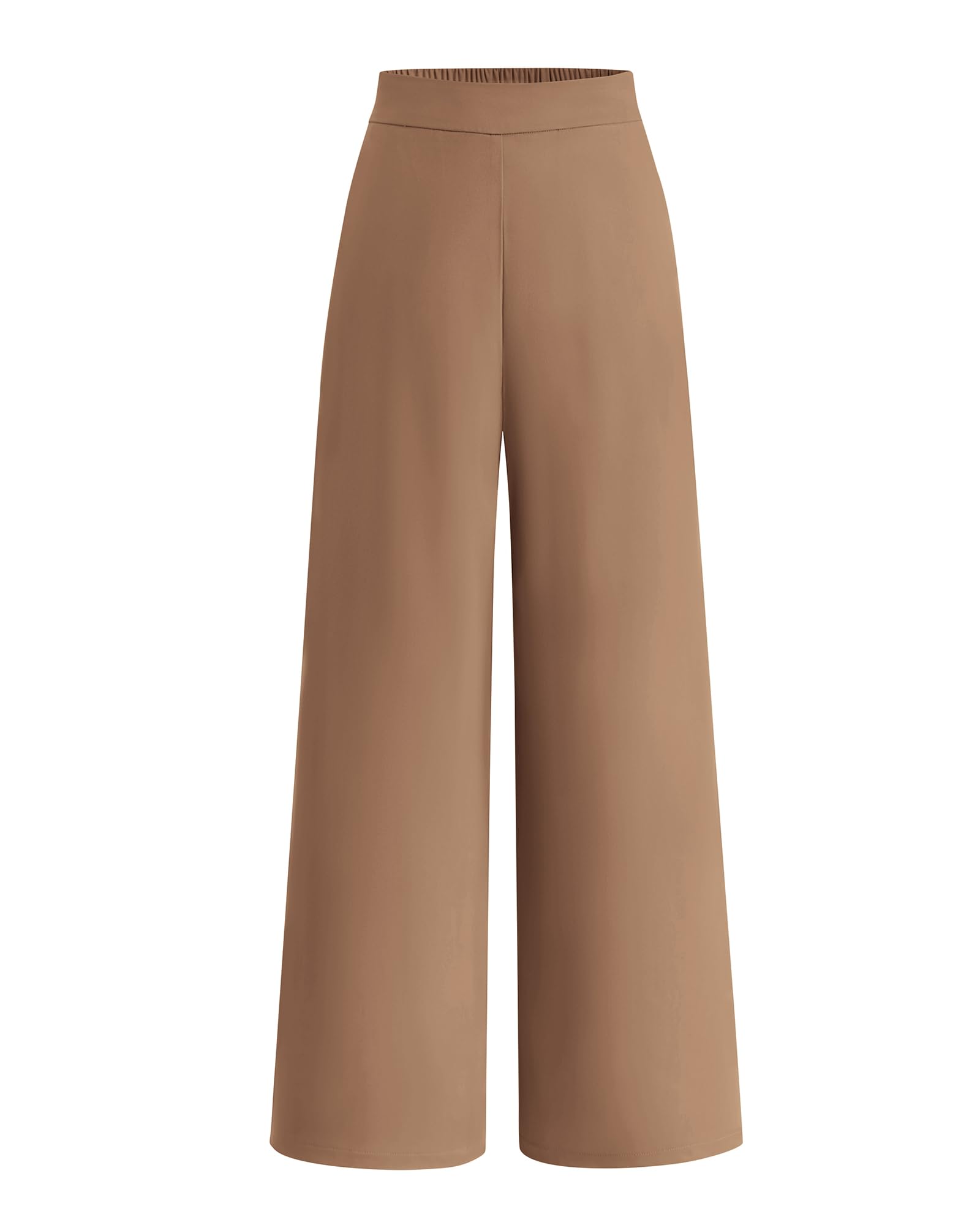 FreshPretty Women High Waisted Wide Leg Pants Spring Business Casual Work Pants Loose Office Palazzo Trousers Pockets