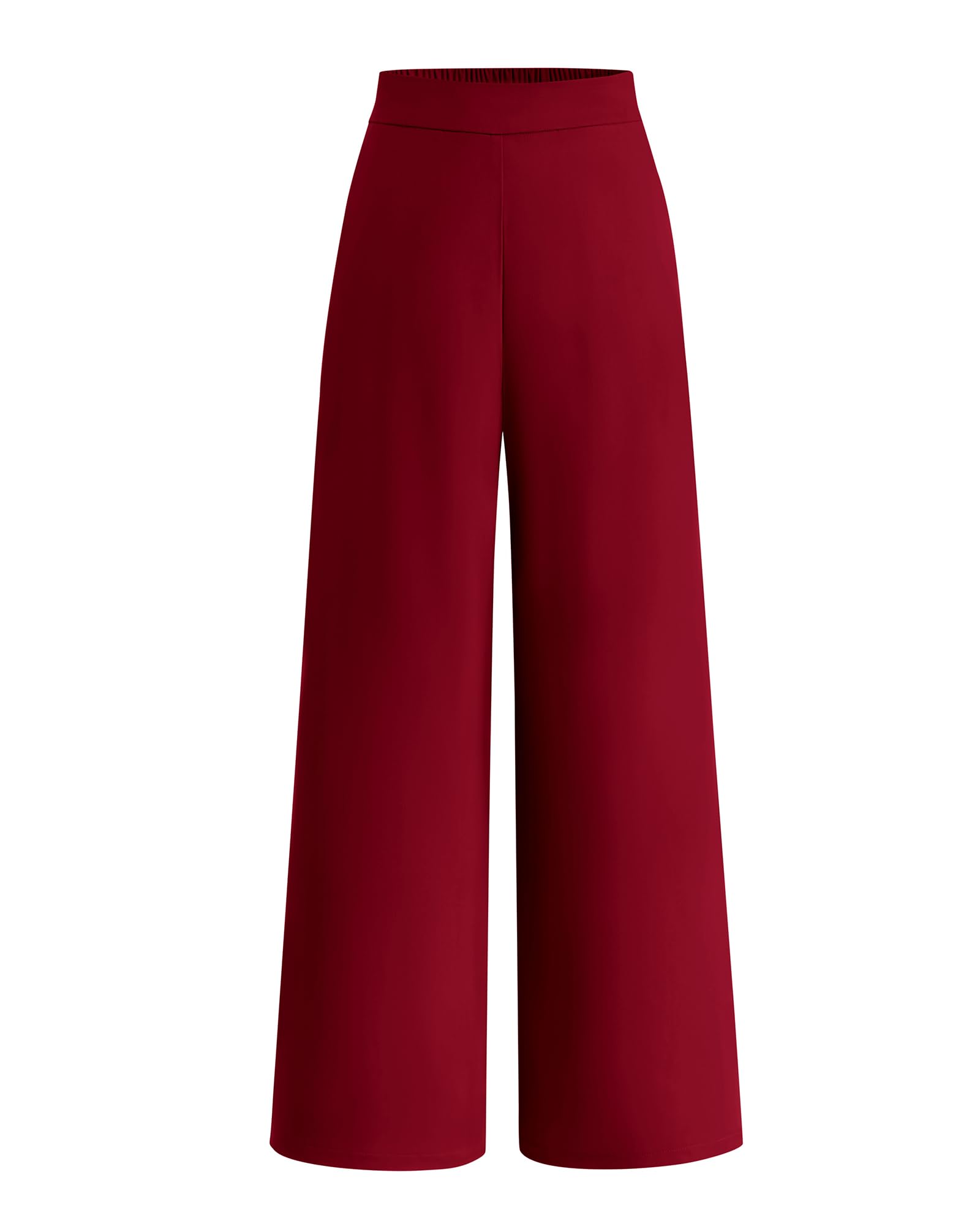 FreshPretty Women High Waisted Wide Leg Pants Spring Business Casual Work Pants Loose Office Palazzo Trousers Pockets