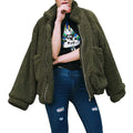 PRETTYGARDEN Women's Fashion Winter Coats Sherpa Fleece Faux Fur Shearling Oversized Trendy Jackets Warm Outerwear Clothing