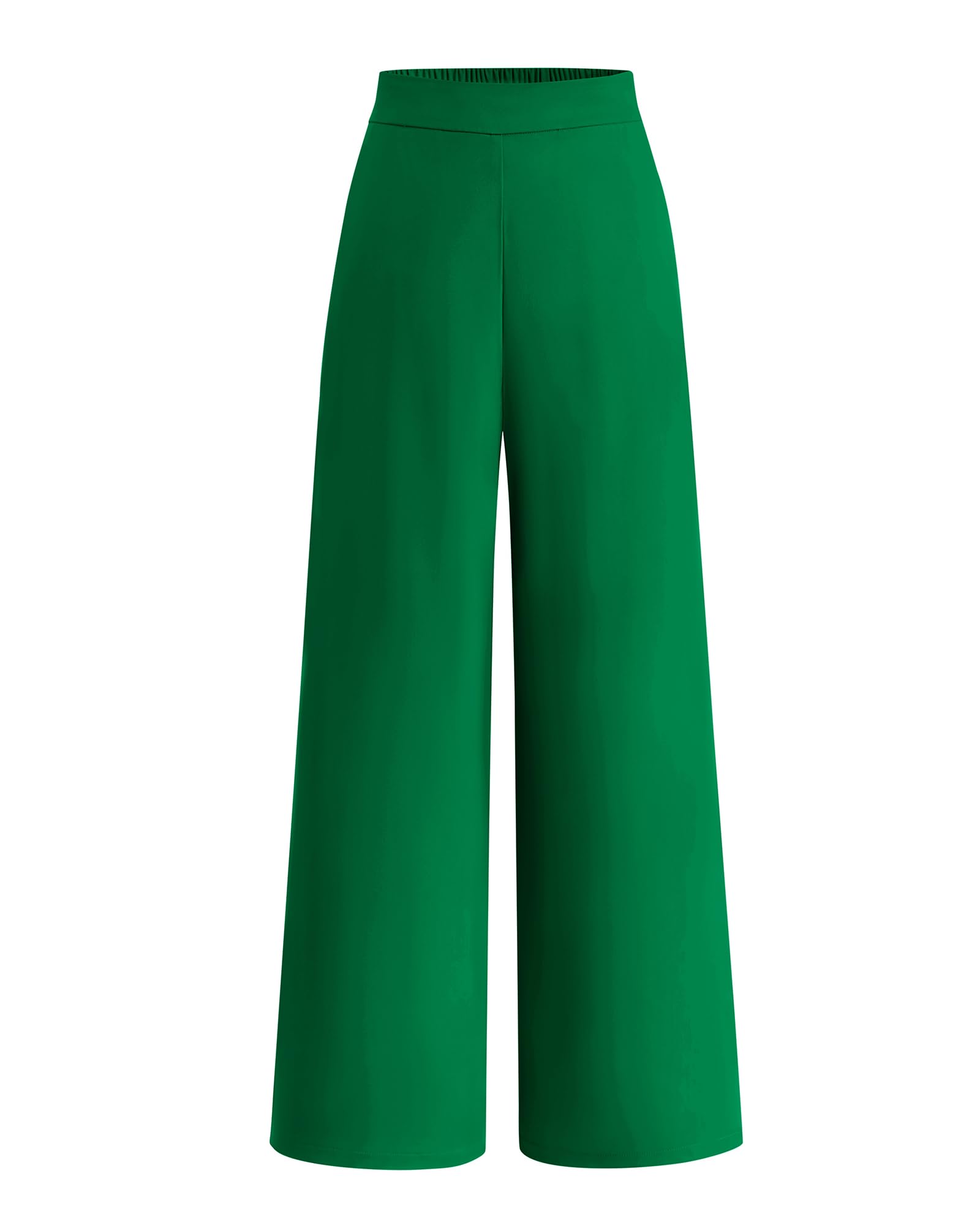 FreshPretty Women High Waisted Wide Leg Pants Spring Business Casual Work Pants Loose Office Palazzo Trousers Pockets