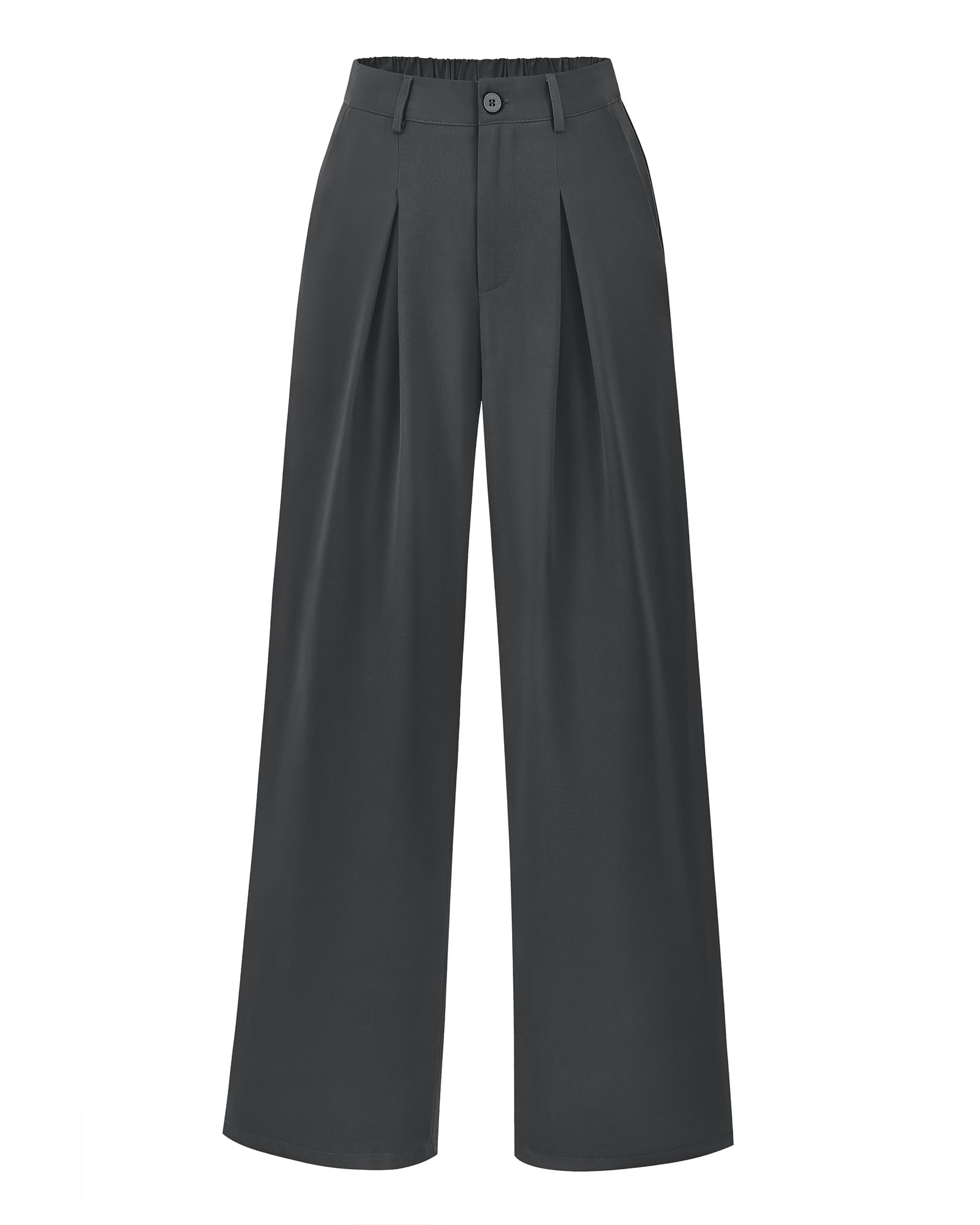 BTFBM Women High Waist Palazzo Pants Spring Casual Wide Leg Trousers Loose Work Office Business Suit Pant Pockets