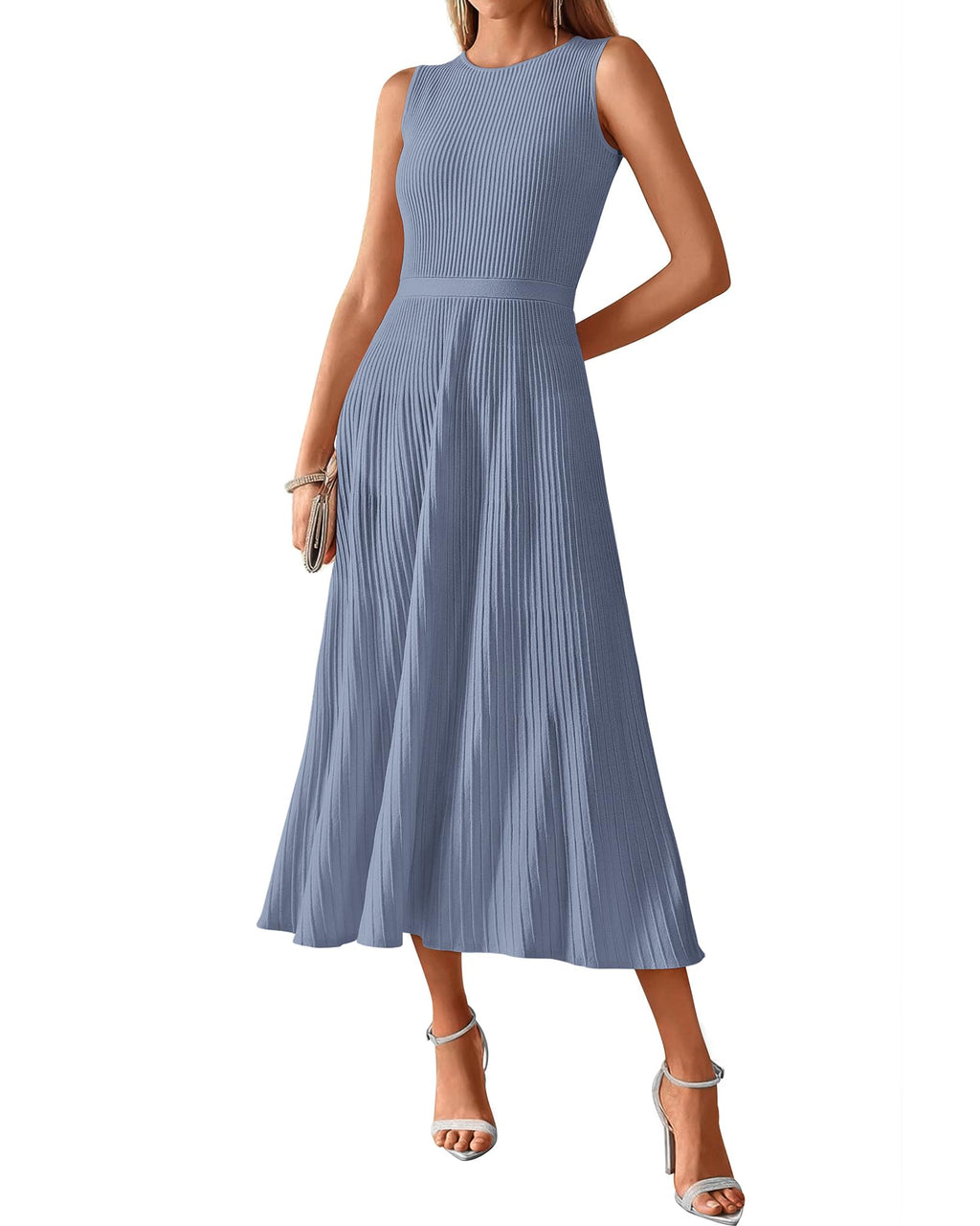 BTFBM Summer Maxi Dresses for Women Strapless Ruched Tube Top Beach Vacation Spring Wedding Guest Dress Pockets