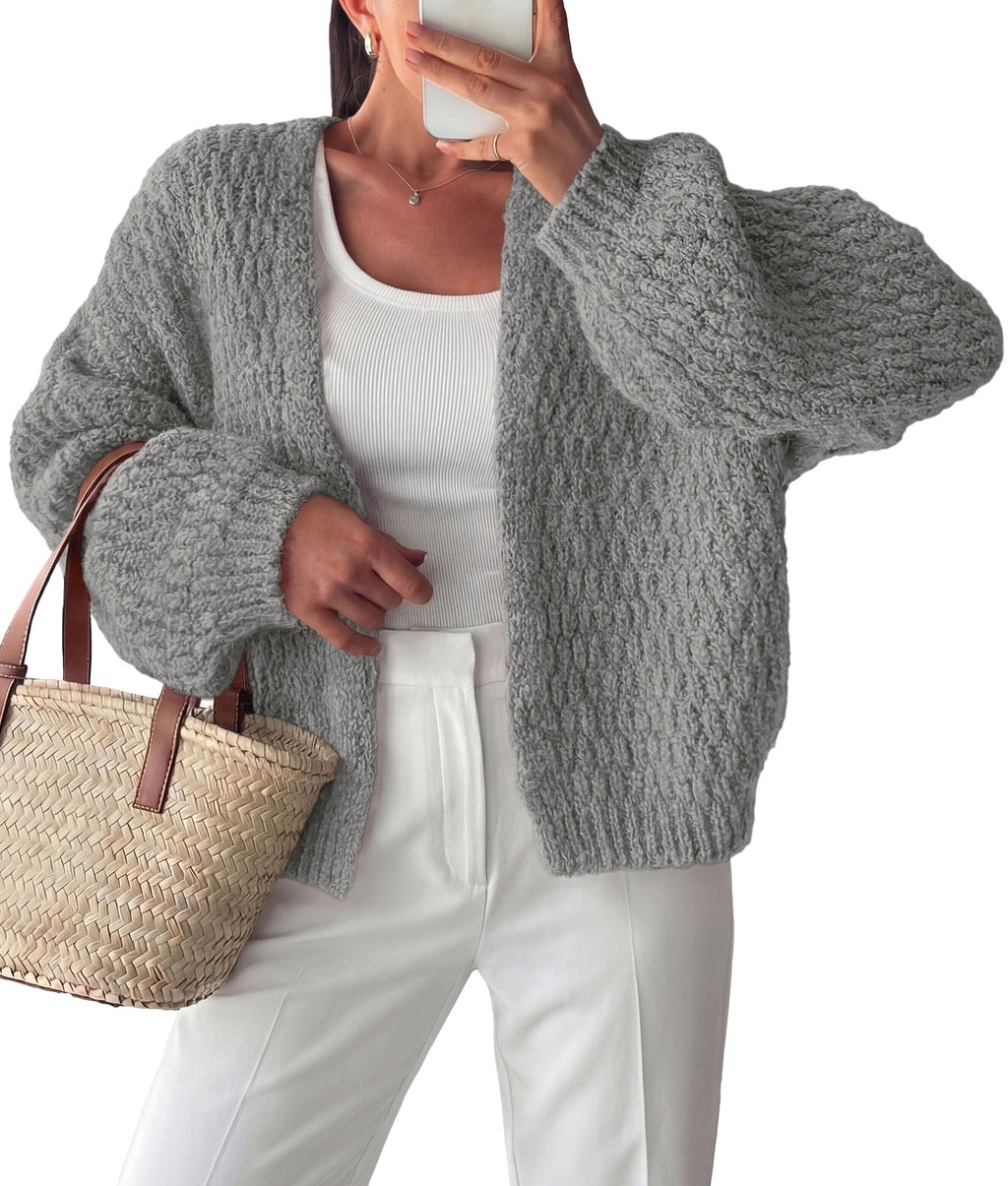 PRETTYGARDEN Women's Fall Cardigan Open Front Chunky Sweaters
