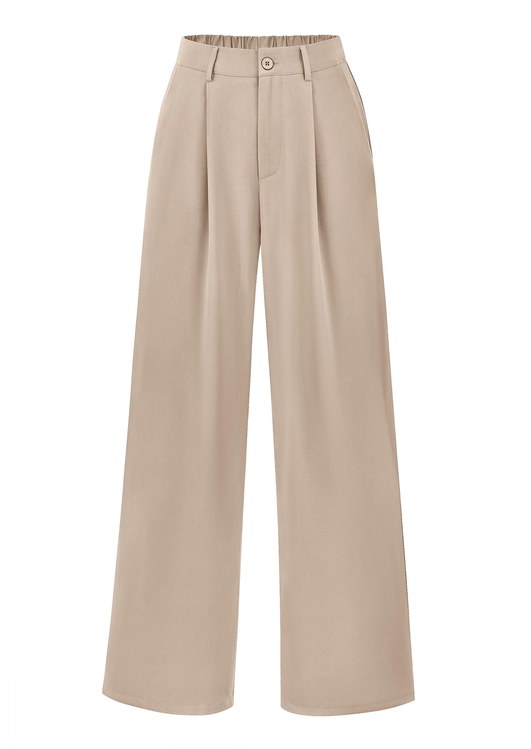 PRETTYGARDEN Wide Leg Pants for Women Trendy Fall High Waisted Business Casual Outfits Work Pant Trousers