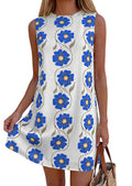 PRETTYGARDEN Sundresses for Women Summer Elegant Floral A Line Short Party Dress Beach Vacation Clothes