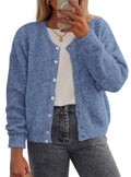 PRETTYGARDEN Womens Long Sleeve Cardigan Sweaters Button Down Knit Tops
