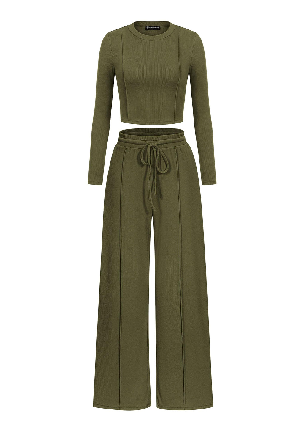 PRETTYGARDEN Womens 2 Piece Sets Long Sleeve Outfits