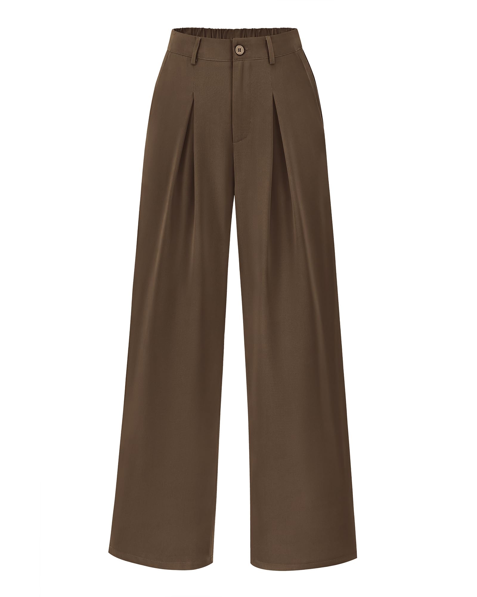 BTFBM Women High Waist Palazzo Pants Spring Casual Wide Leg Trousers Loose Work Office Business Suit Pant Pockets