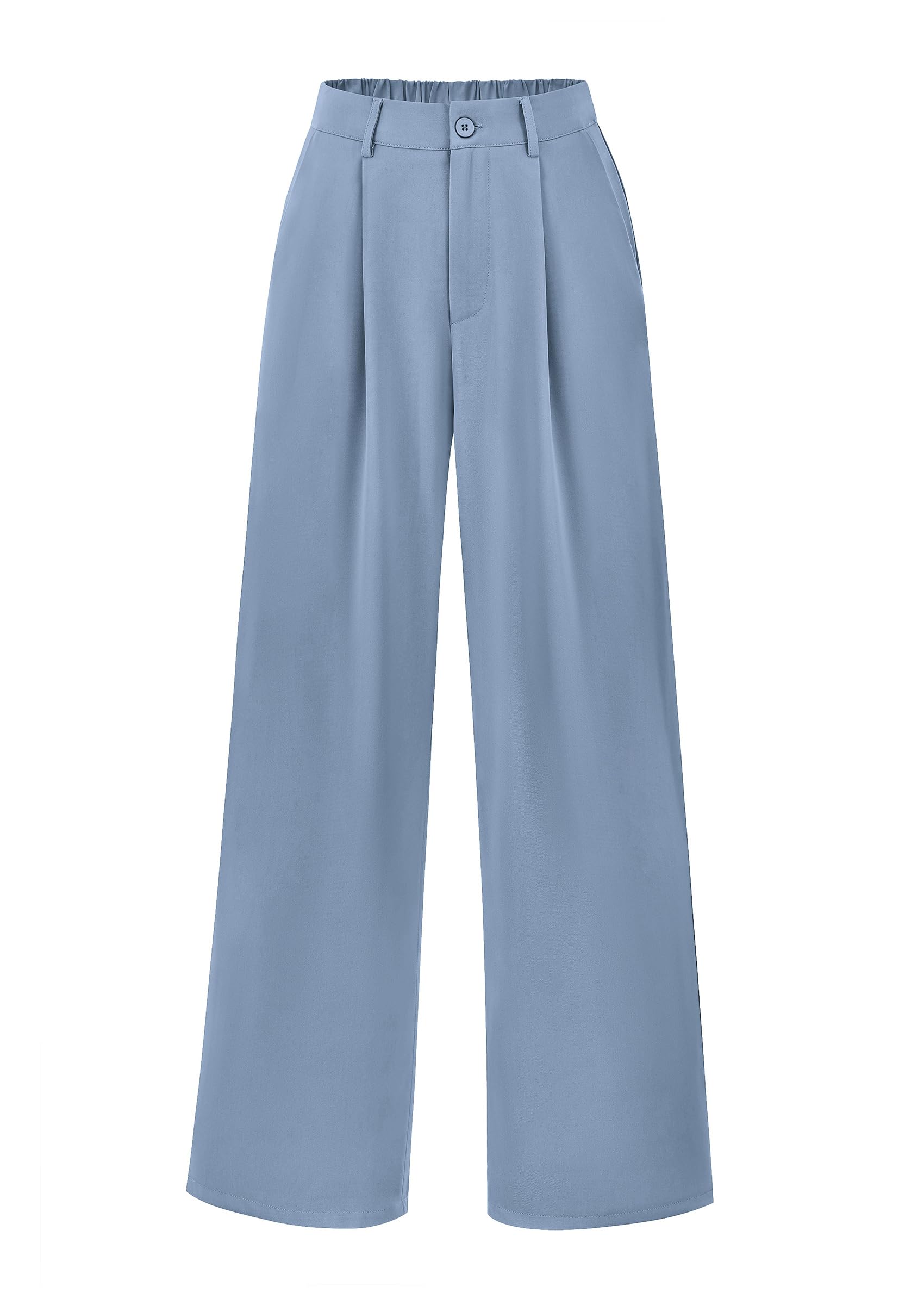 PRETTYGARDEN Wide Leg Pants for Women Trendy Fall High Waisted Business Casual Outfits Work Pant Trousers