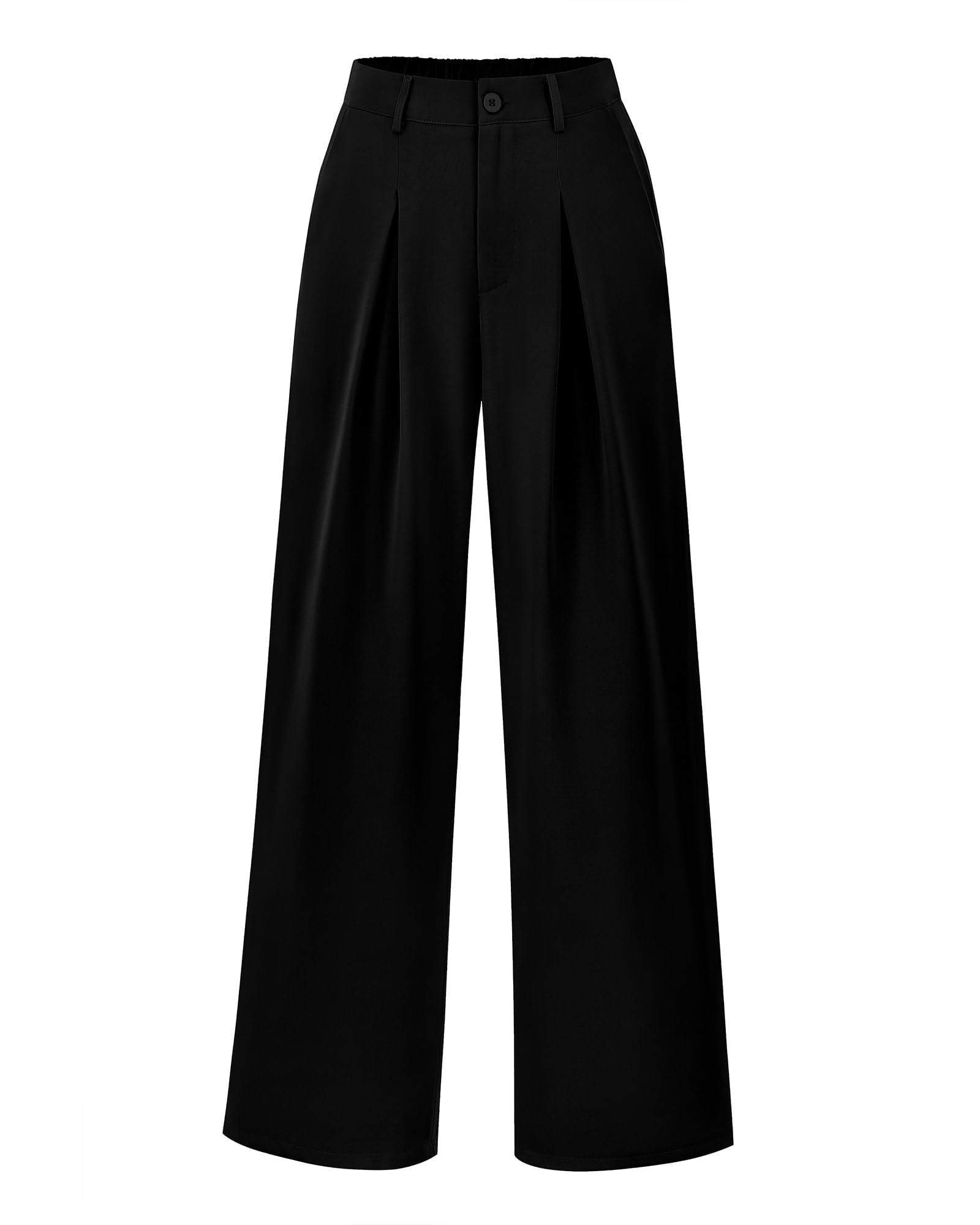 BTFBM Women High Waist Palazzo Pants Spring Casual Wide Leg Trousers Loose Work Office Business Suit Pant Pockets