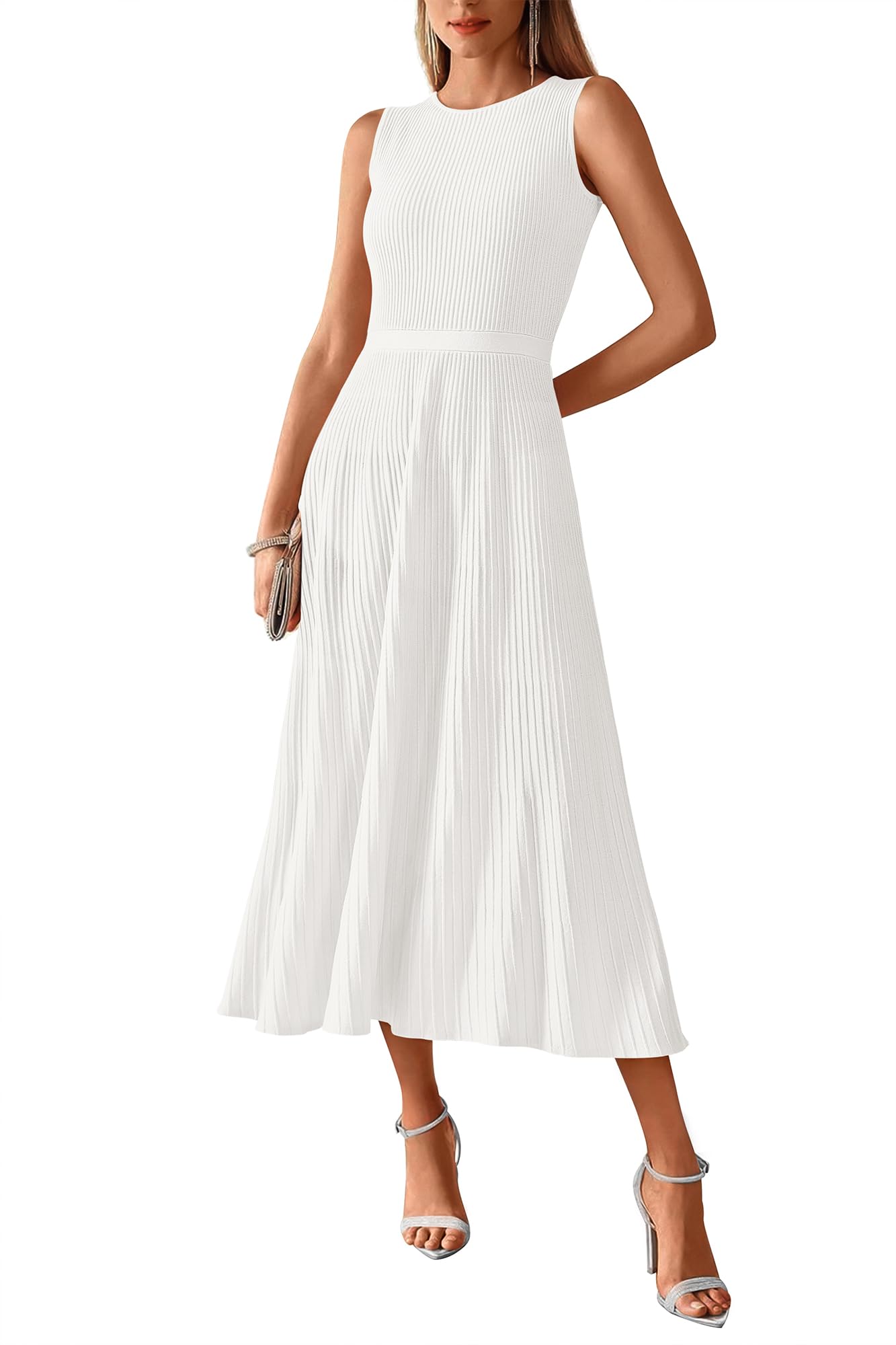 BTFBM Summer Maxi Dresses for Women Strapless Ruched Tube Top Beach Vacation Spring Wedding Guest Dress Pockets