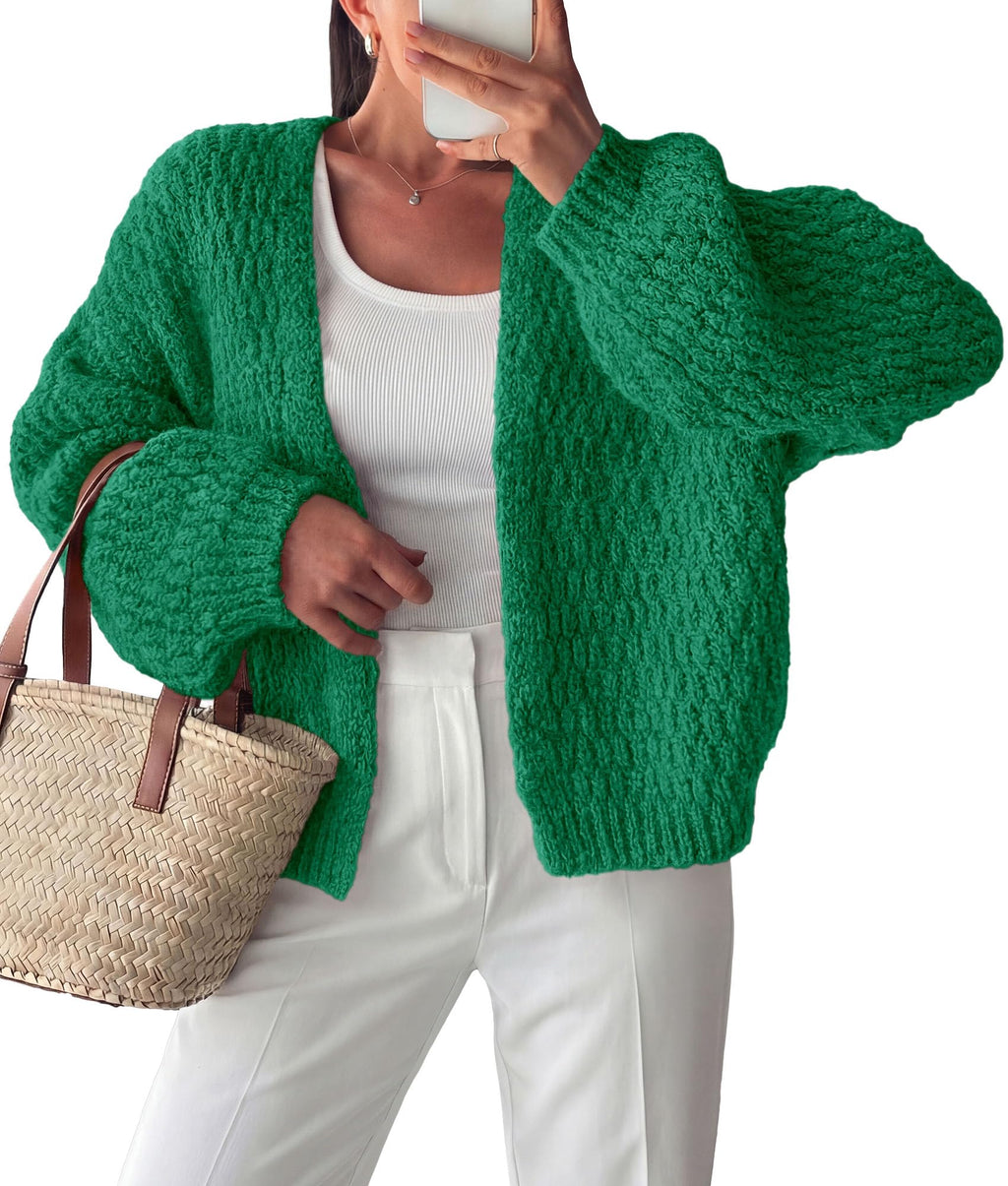 PRETTYGARDEN Women's Fall Cardigan Open Front Chunky Sweaters