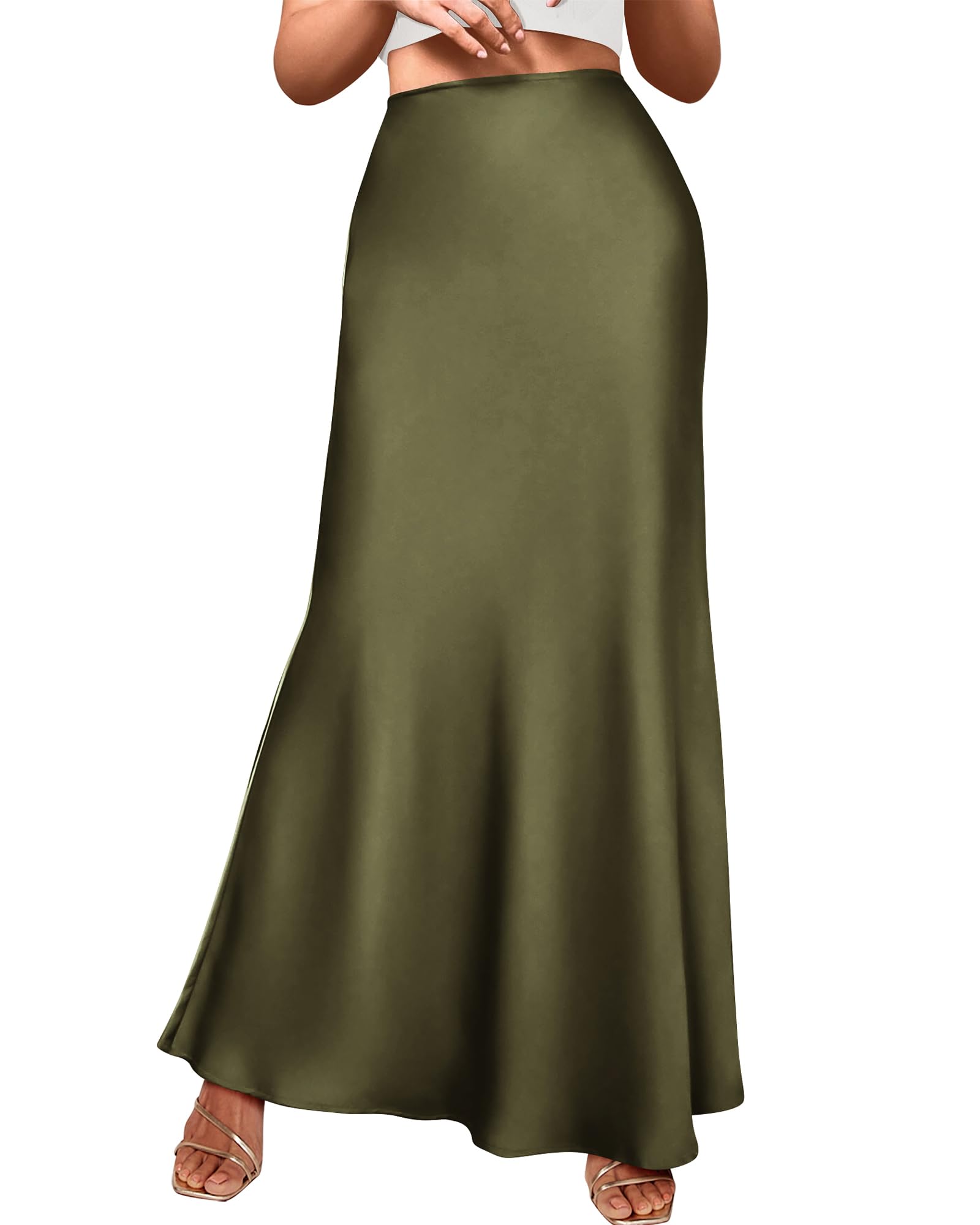BTFBM Womens Spring Skirts Business Casual Clothes High Waisted Cocktail Party Wedding Guest Mermaid Maxi Skirt