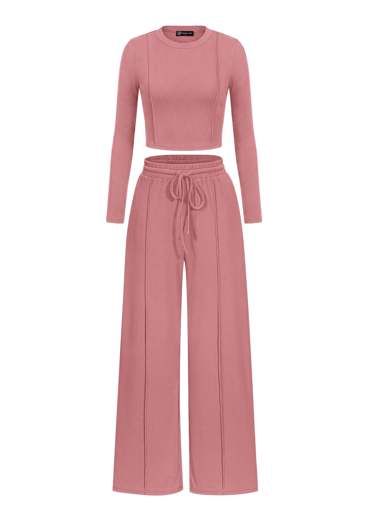 PRETTYGARDEN Womens 2 Piece Sets Long Sleeve Outfits