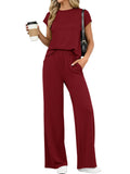 PRETTYGARDEN Womens 2 Piece Outfits Casual Cap Sleeve Lounge Set Summer Tracksuits Matching Sets Beach Fashion Travel Clothes