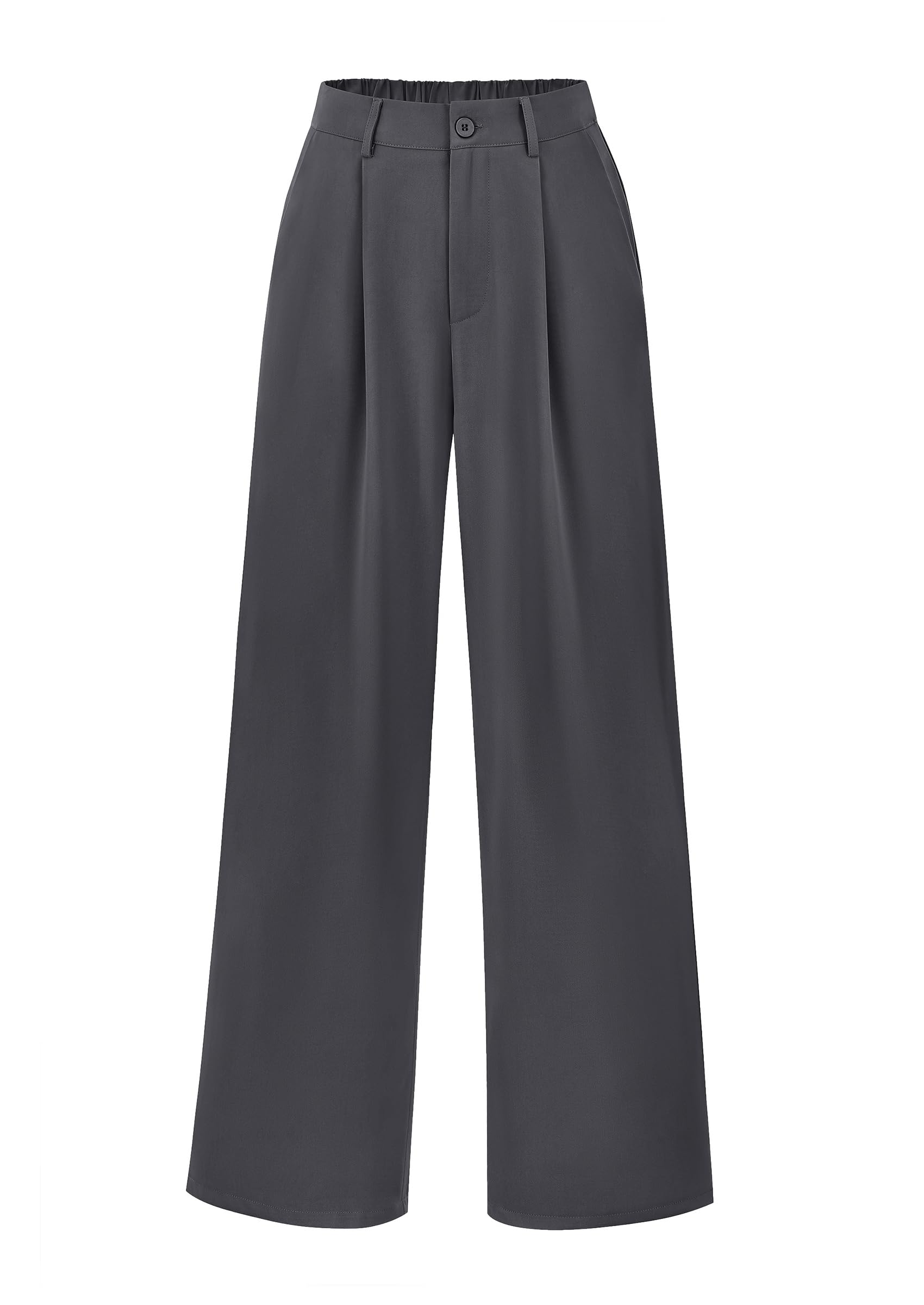 PRETTYGARDEN Wide Leg Pants for Women Trendy Fall High Waisted Business Casual Outfits Work Pant Trousers