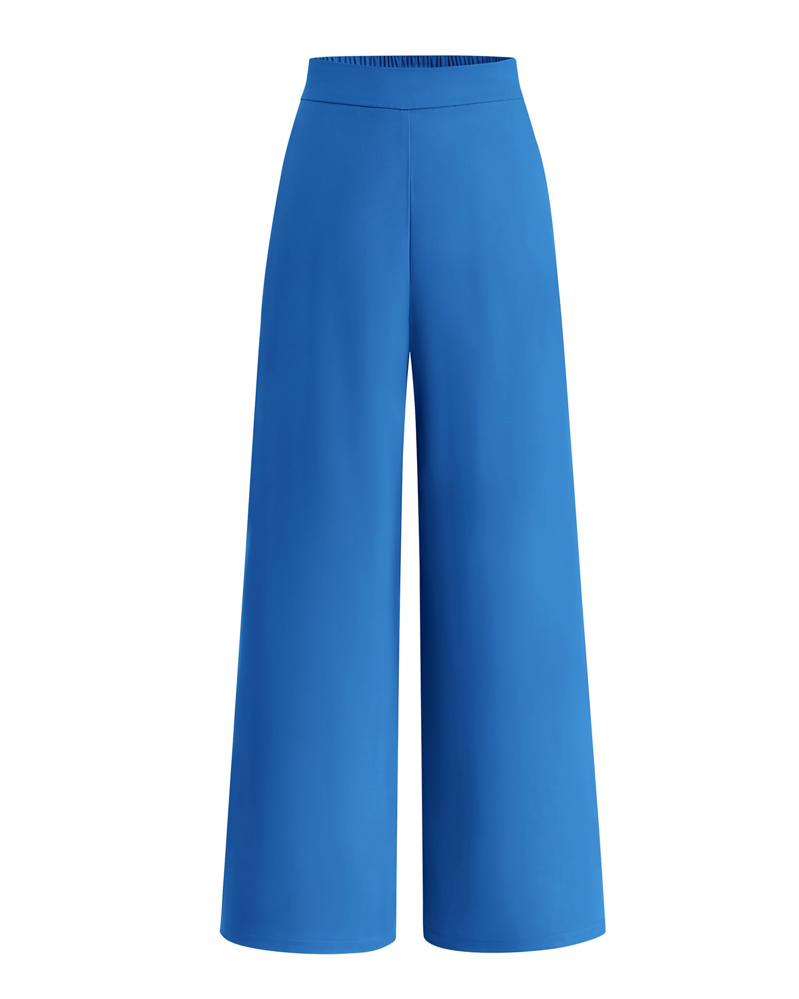 FreshPretty Women High Waisted Wide Leg Pants Spring Business Casual Work Pants Loose Office Palazzo Trousers Pockets