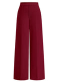 BTFBM Womens Dress Pants Wide Leg Trousers Pockets | High Waisted Long Business Casual Slacks Fall Fashion