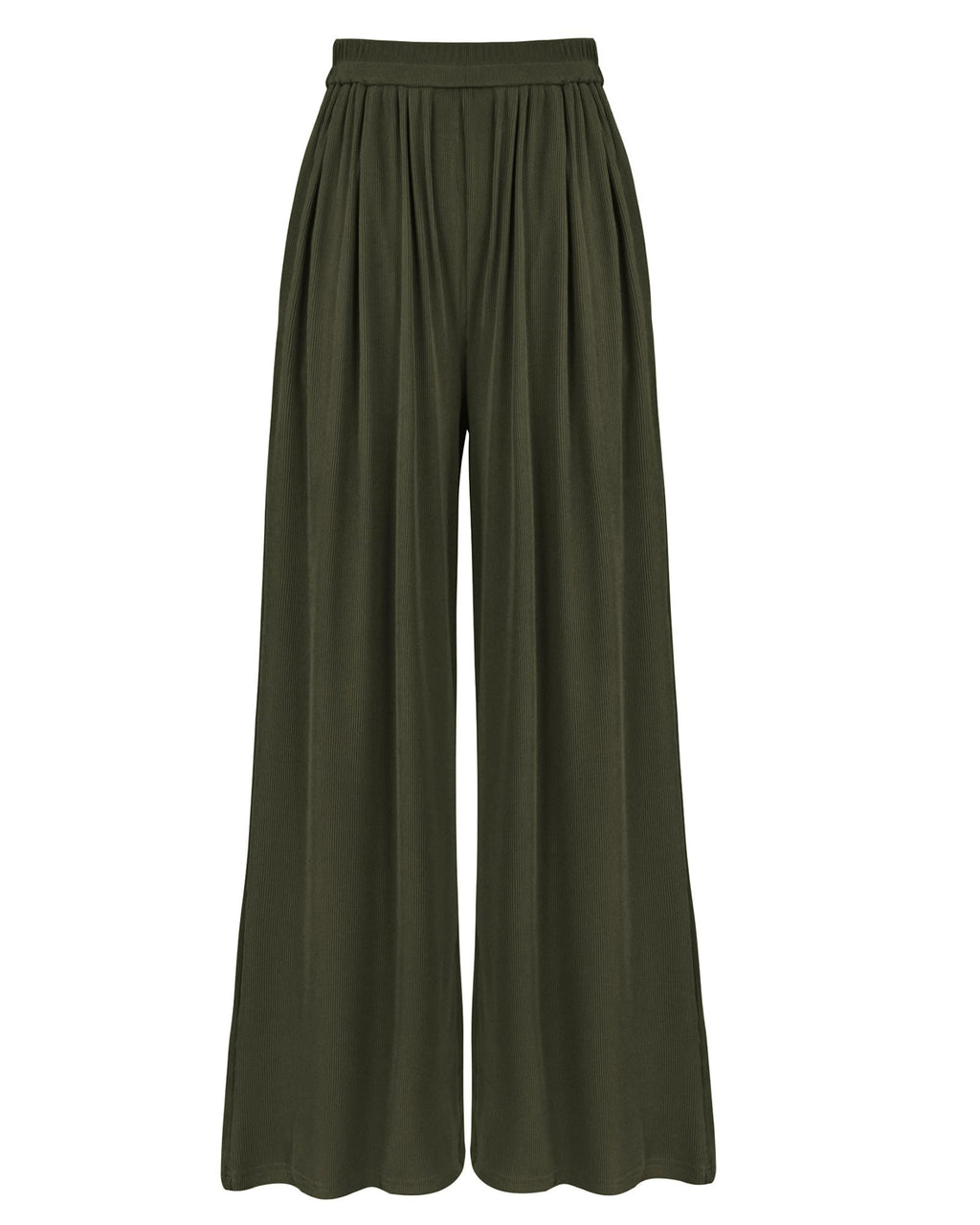 BTFBM Palazzo Pants for Women Spring Summer Clothes Pockets High Waist Casual Knit Flowy Wide Leg Trousers