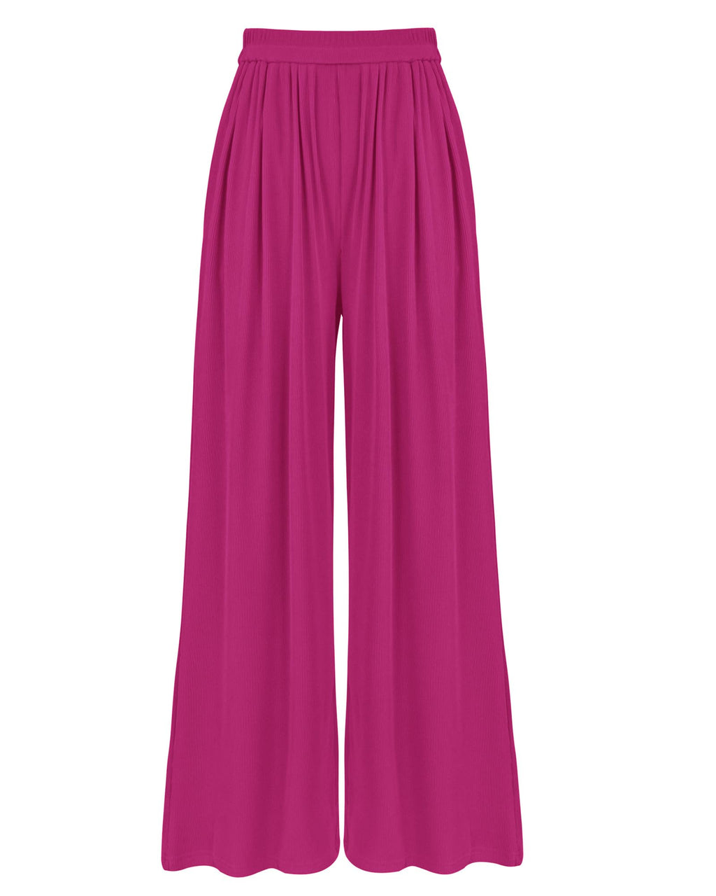 BTFBM Palazzo Pants for Women Spring Summer Clothes Pockets High Waist Casual Knit Flowy Wide Leg Trousers