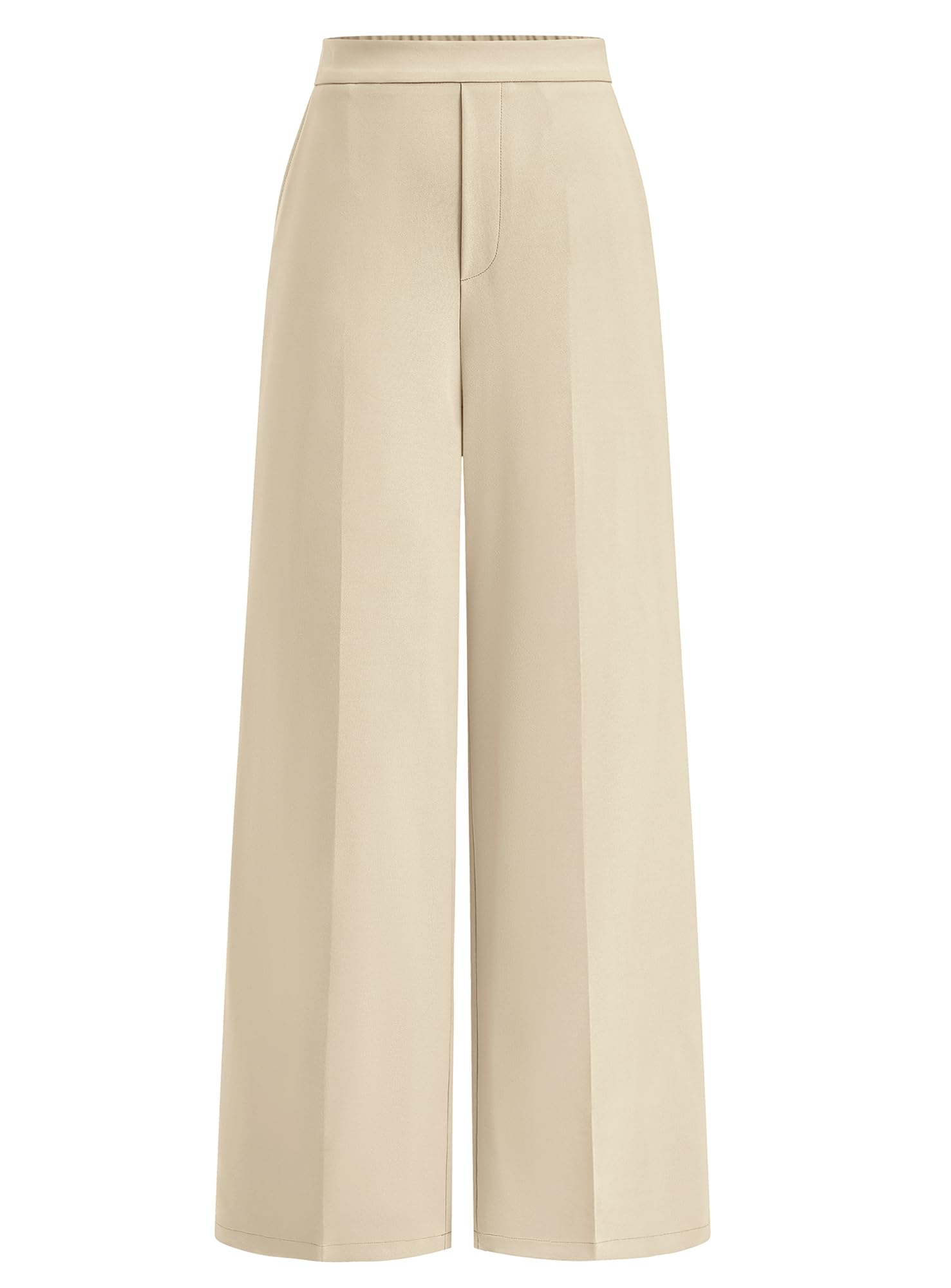 BTFBM Womens Dress Pants Wide Leg Trousers Pockets | High Waisted Long Business Casual Slacks Fall Fashion