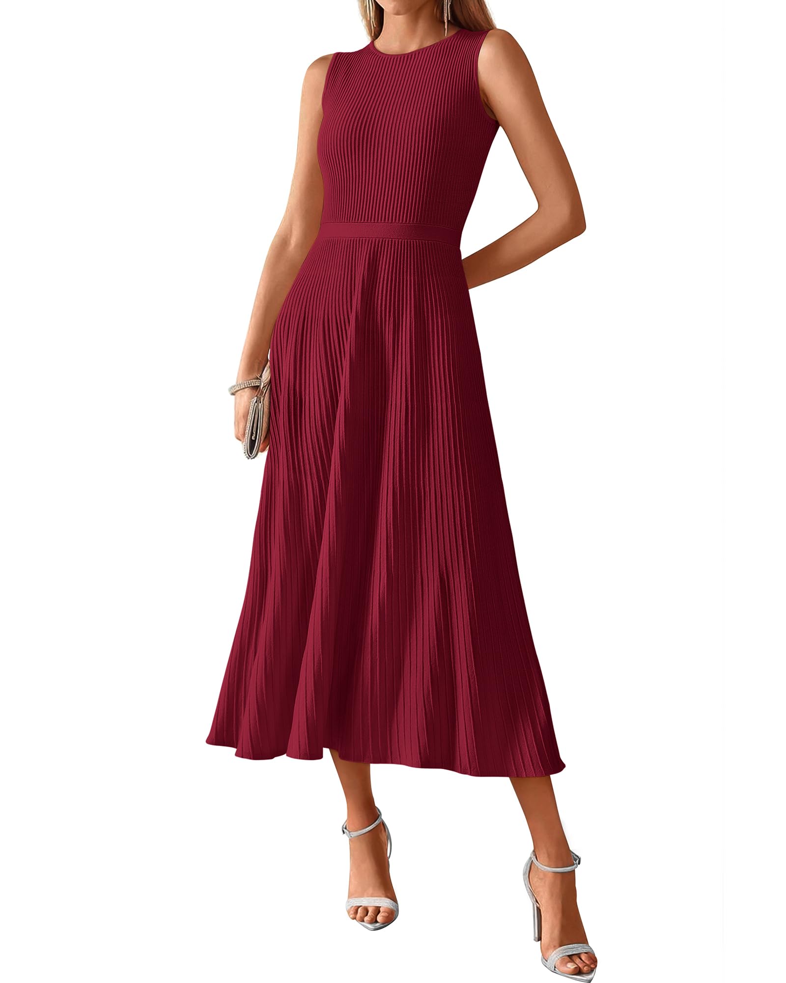 BTFBM Summer Maxi Dresses for Women Strapless Ruched Tube Top Beach Vacation Spring Wedding Guest Dress Pockets