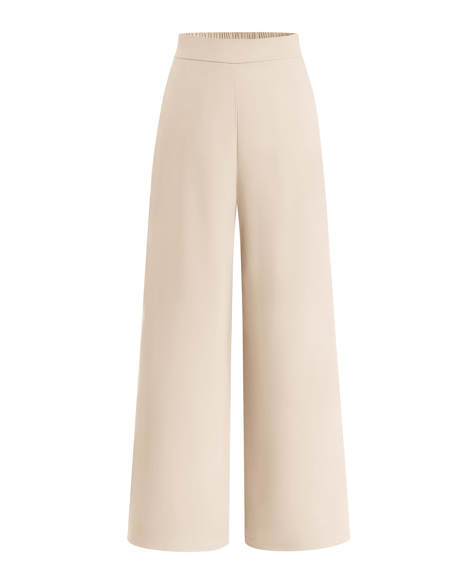 FreshPretty Women High Waisted Wide Leg Pants Spring Business Casual Work Pants Loose Office Palazzo Trousers Pockets