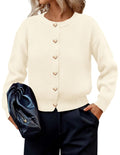 PRETTYGARDEN Cardigan for Women Fall Fashion Long Sleeve Trendy Button Down Work Office Sweaters Cute Winter Jacket