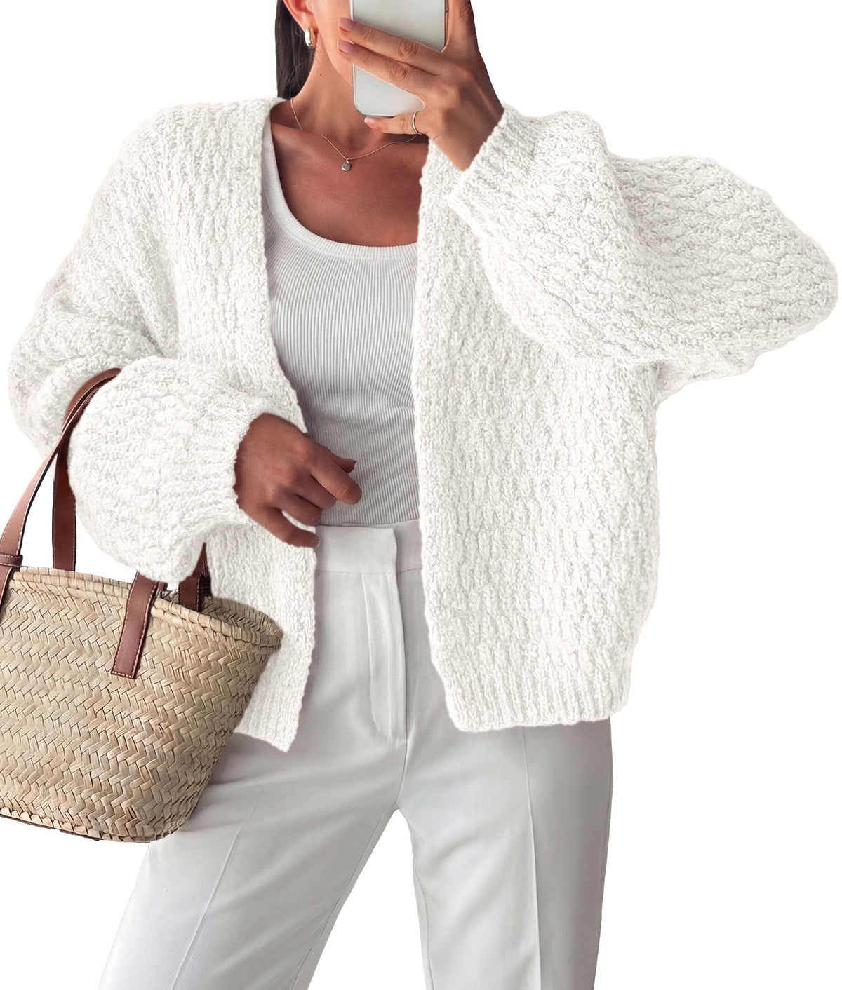 PRETTYGARDEN Women's Fall Cardigan Open Front Chunky Sweaters