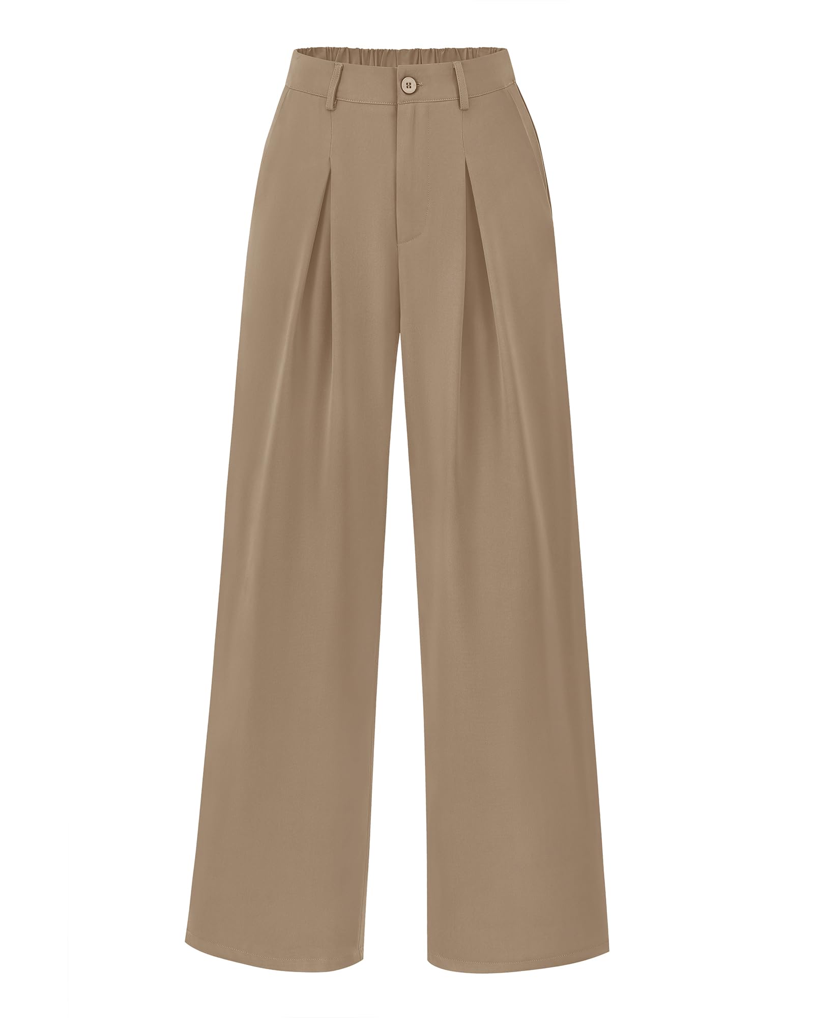 BTFBM Women High Waist Palazzo Pants Spring Casual Wide Leg Trousers Loose Work Office Business Suit Pant Pockets