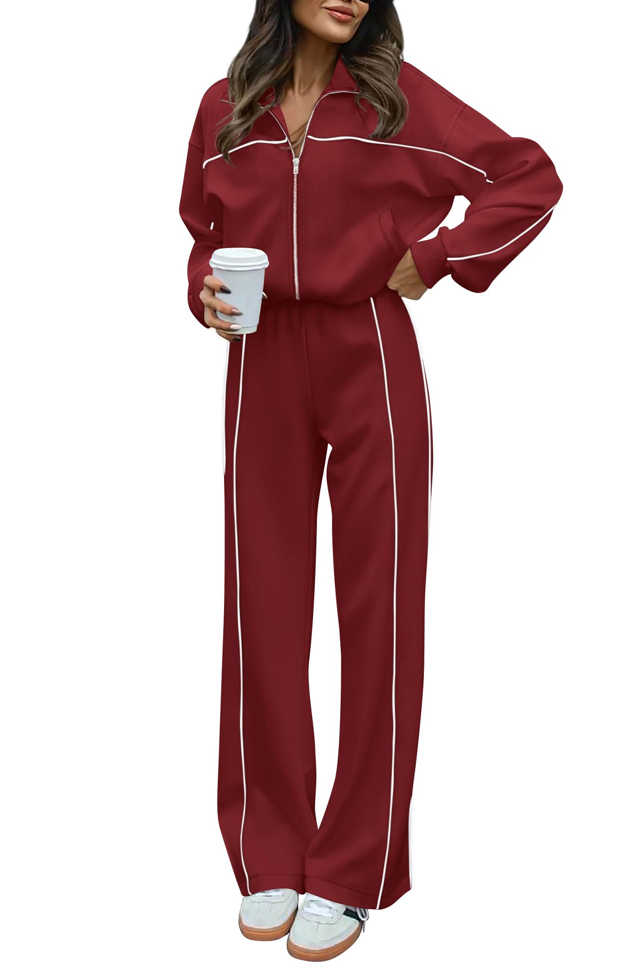 FreshPretty Womens Long Sleeve T Shirts Fall Clothes Ribbed Slim Fit Y2K Boat Neck Casual Going Out Tops Workout Outfits