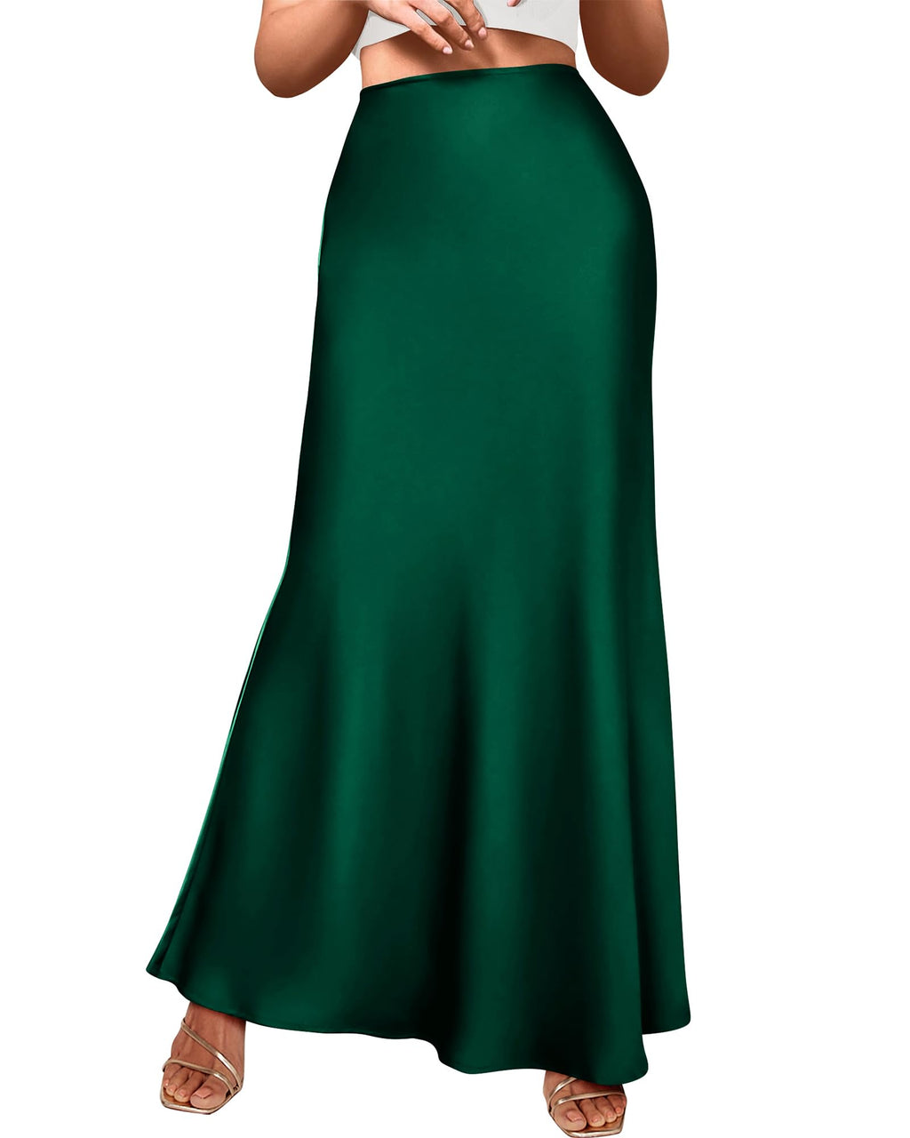 BTFBM Womens Spring Skirts Business Casual Clothes High Waisted Cocktail Party Wedding Guest Mermaid Maxi Skirt