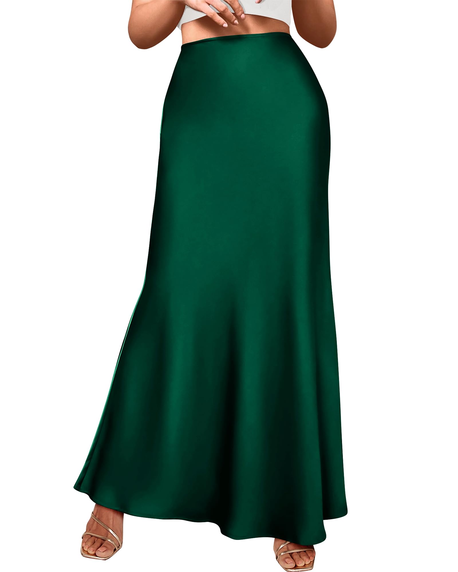 BTFBM Womens Spring Skirts Business Casual Clothes High Waisted Cocktail Party Wedding Guest Mermaid Maxi Skirt