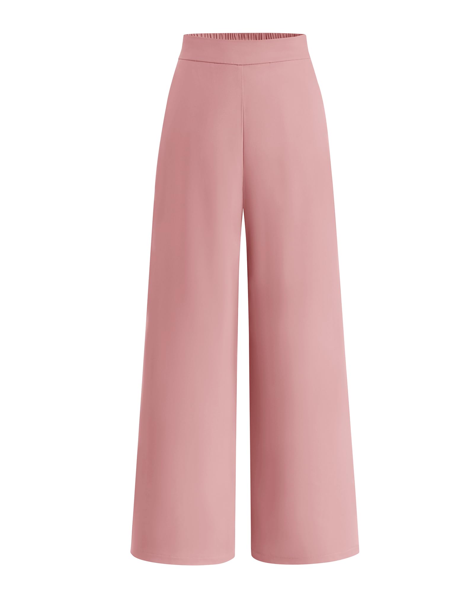 FreshPretty Women High Waisted Wide Leg Pants Spring Business Casual Work Pants Loose Office Palazzo Trousers Pockets