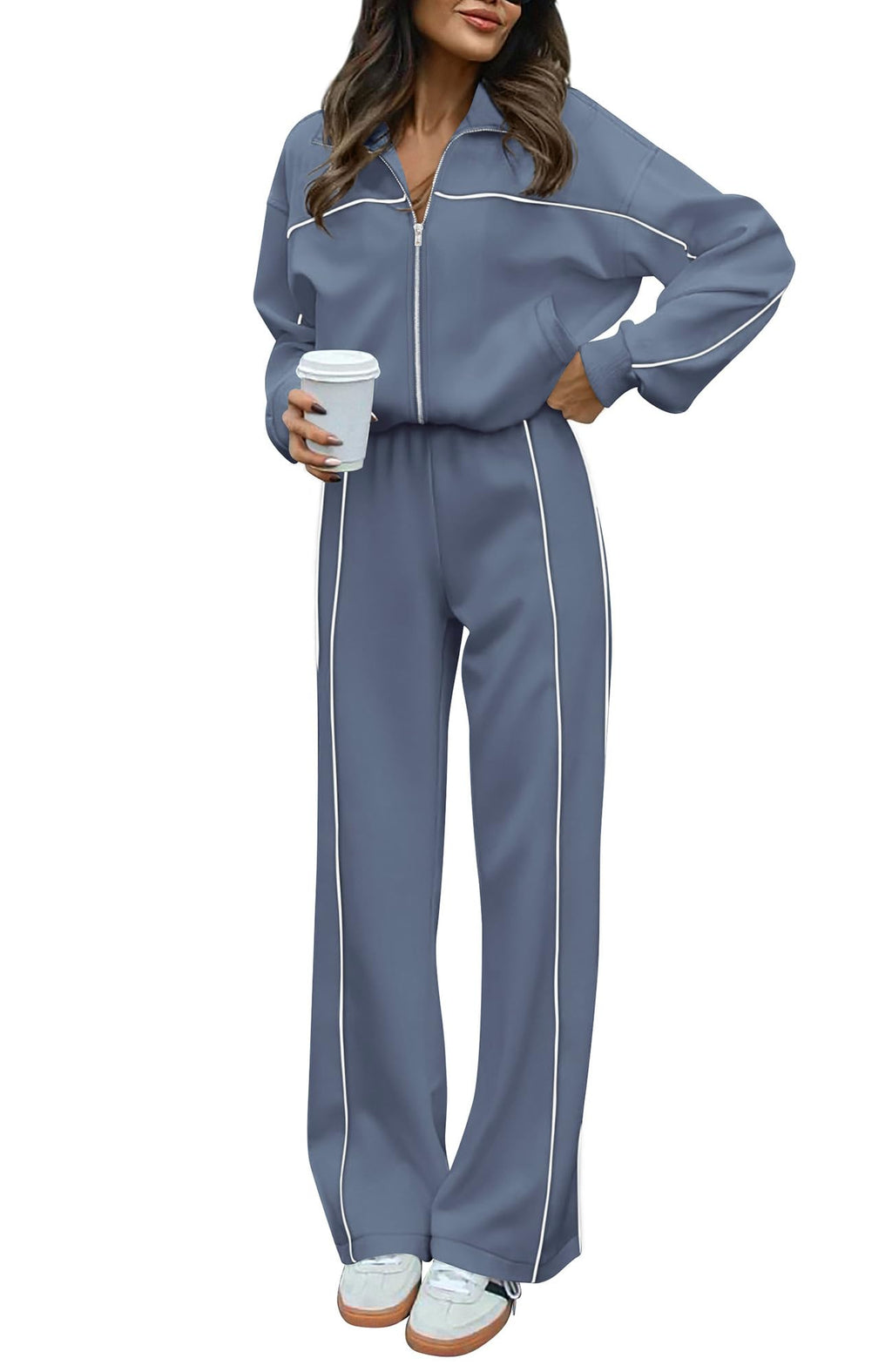 FreshPretty Womens Long Sleeve T Shirts Fall Clothes Ribbed Slim Fit Y2K Boat Neck Casual Going Out Tops Workout Outfits