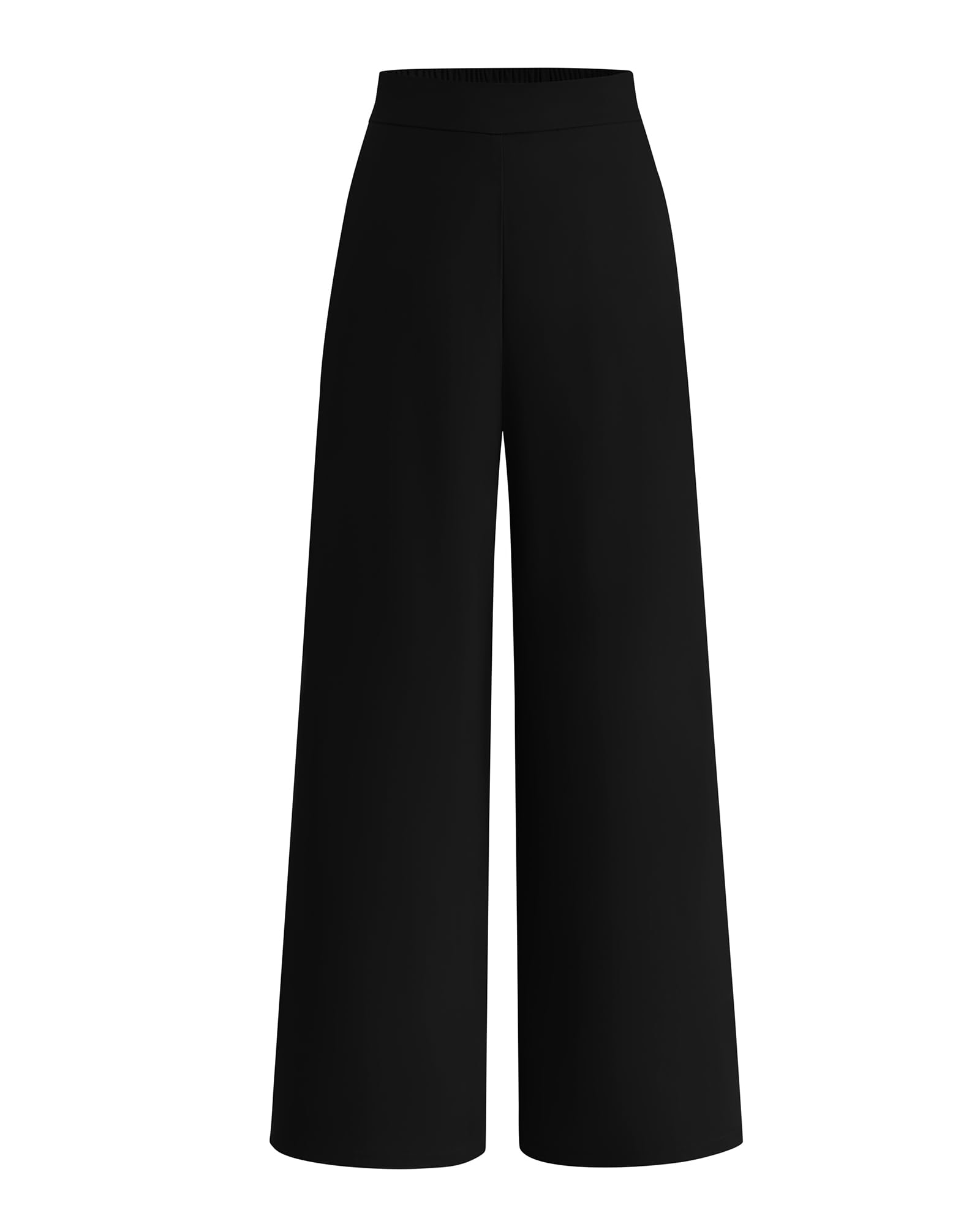 FreshPretty Women High Waisted Wide Leg Pants Spring Business Casual Work Pants Loose Office Palazzo Trousers Pockets