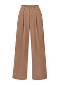PRETTYGARDEN Wide Leg Pants for Women Trendy Fall High Waisted Business Casual Outfits Work Pant Trousers