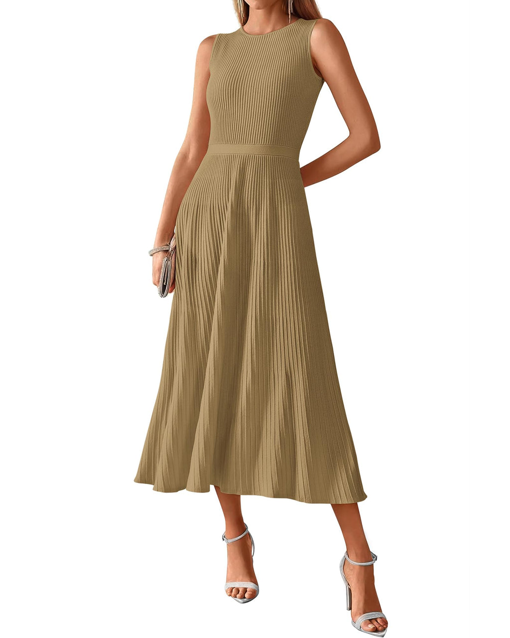 BTFBM Summer Maxi Dresses for Women Strapless Ruched Tube Top Beach Vacation Spring Wedding Guest Dress Pockets