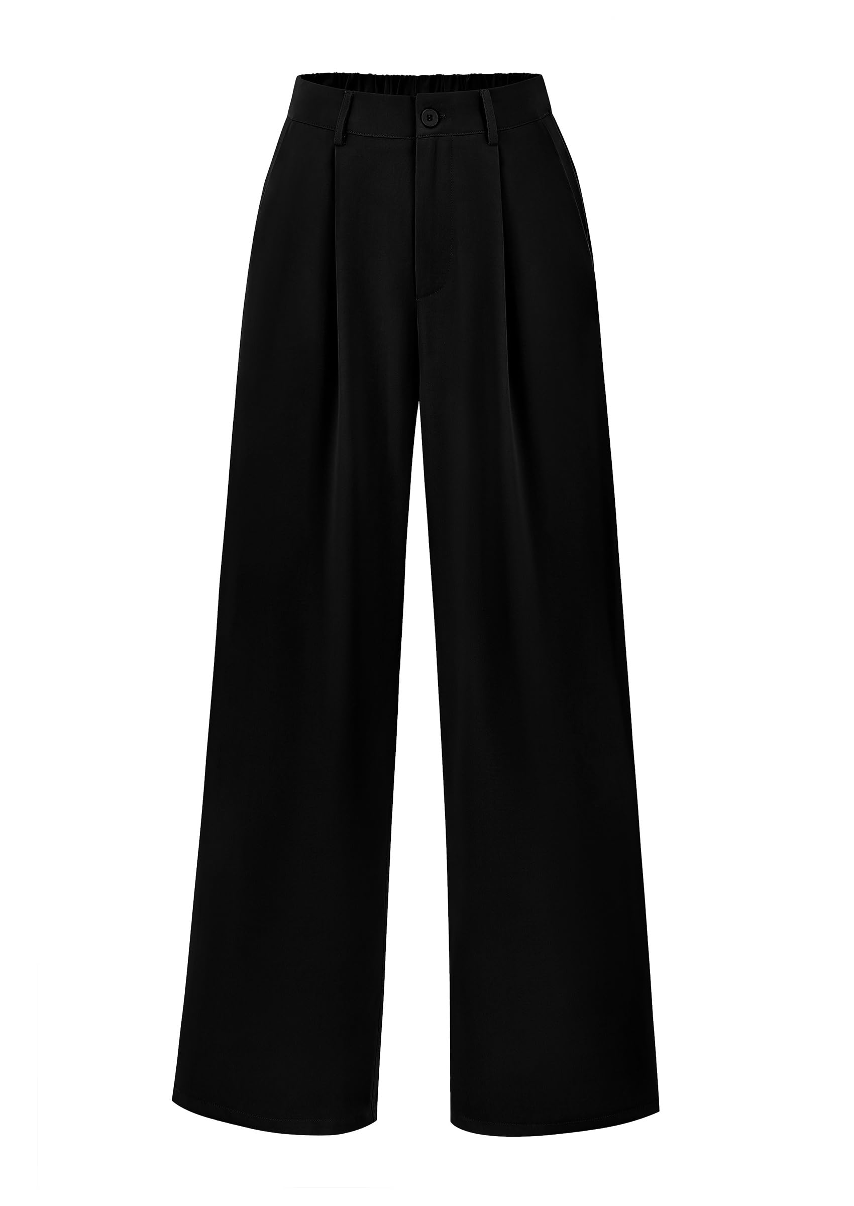 PRETTYGARDEN Wide Leg Pants for Women Trendy Fall High Waisted Business Casual Outfits Work Pant Trousers