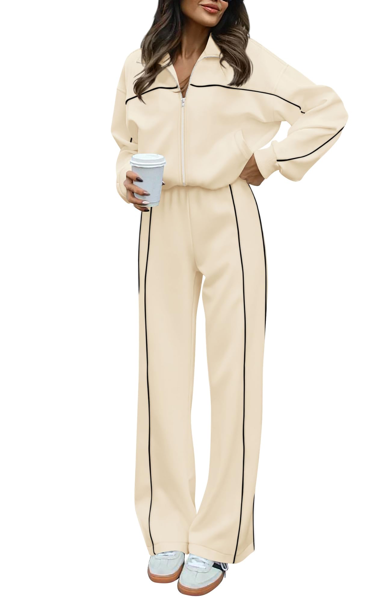 FreshPretty Womens Long Sleeve T Shirts Fall Clothes Ribbed Slim Fit Y2K Boat Neck Casual Going Out Tops Workout Outfits